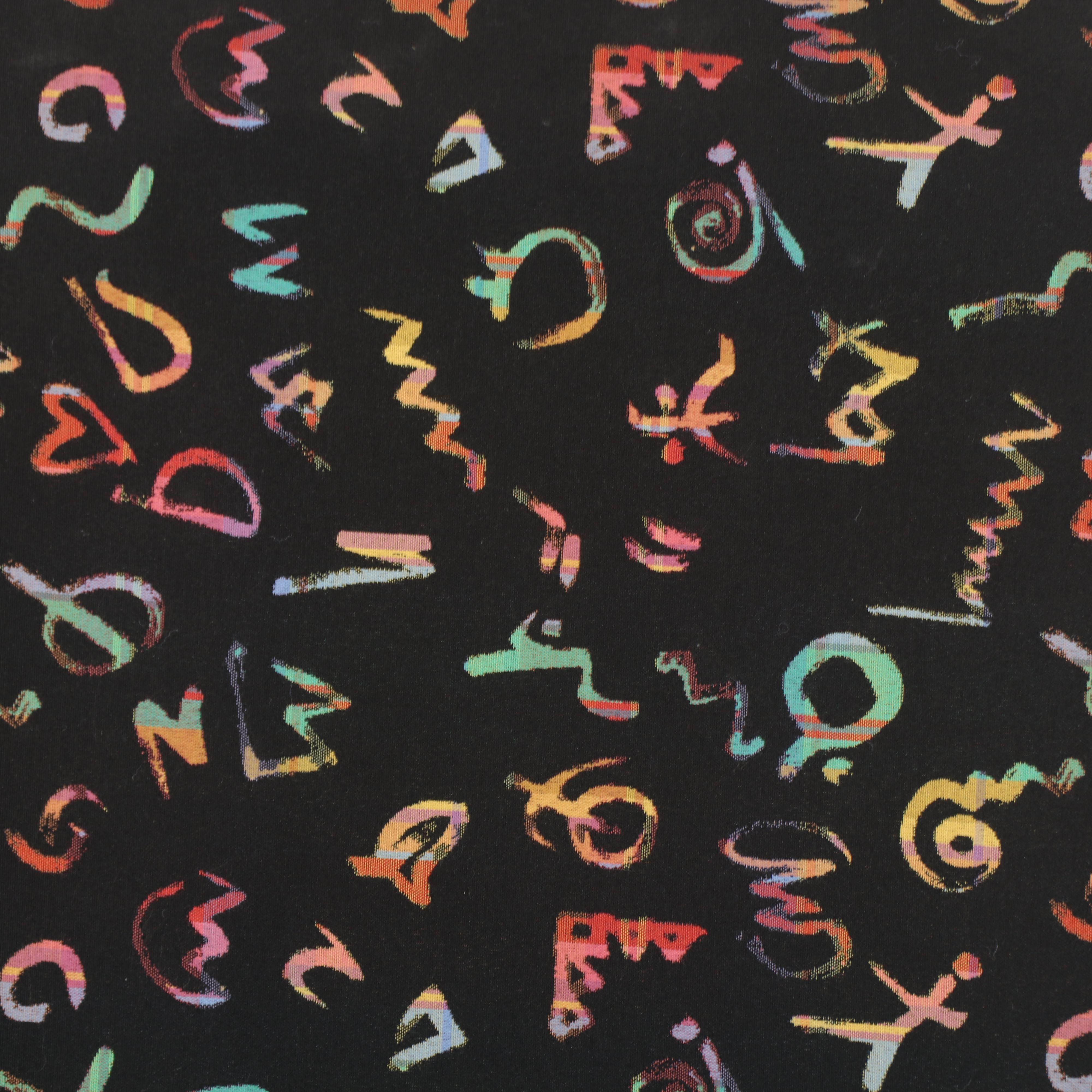 Six Thayer Coggin Inc. Postmodernist Ebonized and Custom-Upholstered Side Chairs