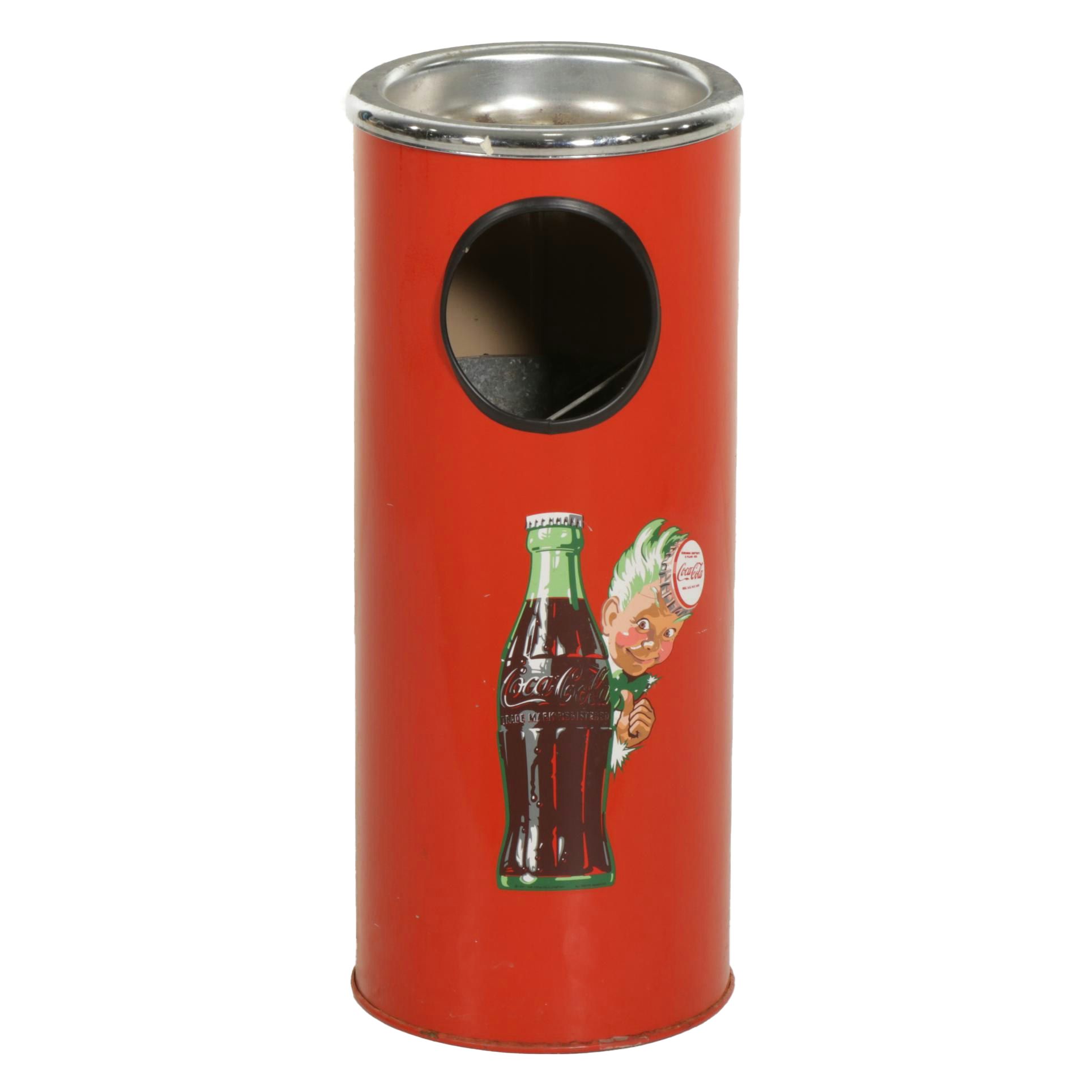 Coca-Cola Floor Standing Ashtray, Mid to Late 20th Century