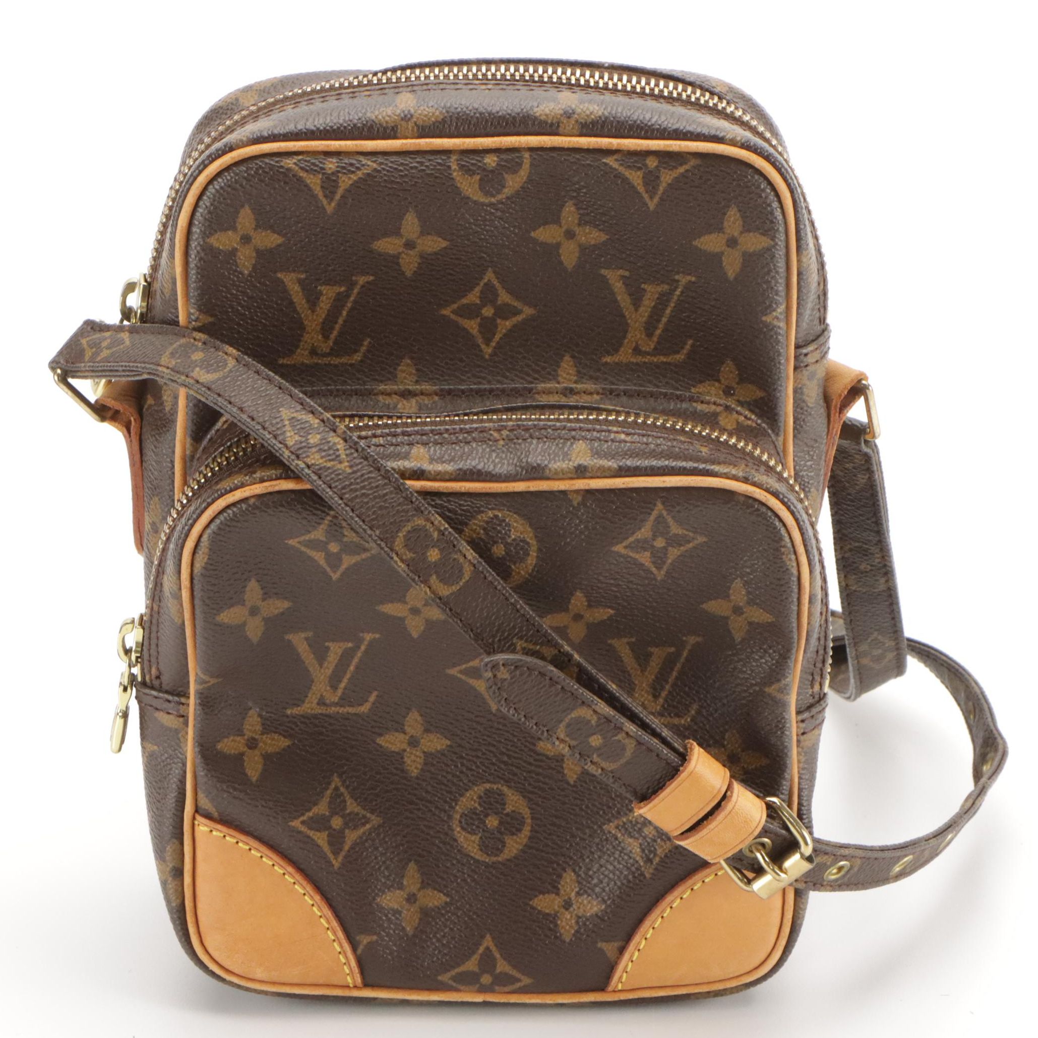 Louis Vuitton Amazone Crossbody in Monogram Canvas and Vachetta Leather
