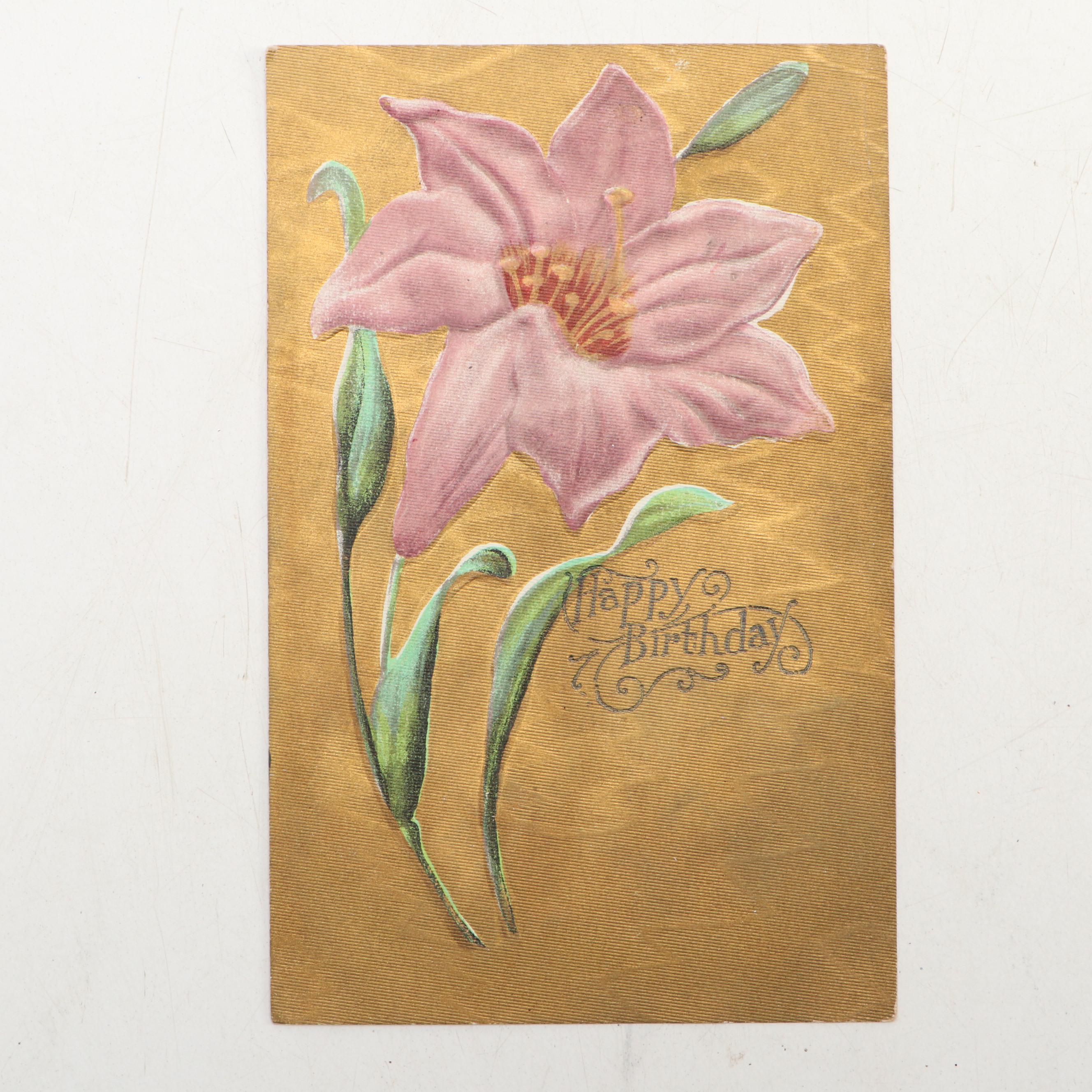 Thanksgiving, Christmas and Other Embossed Novelty Postcards, Early 20th Century