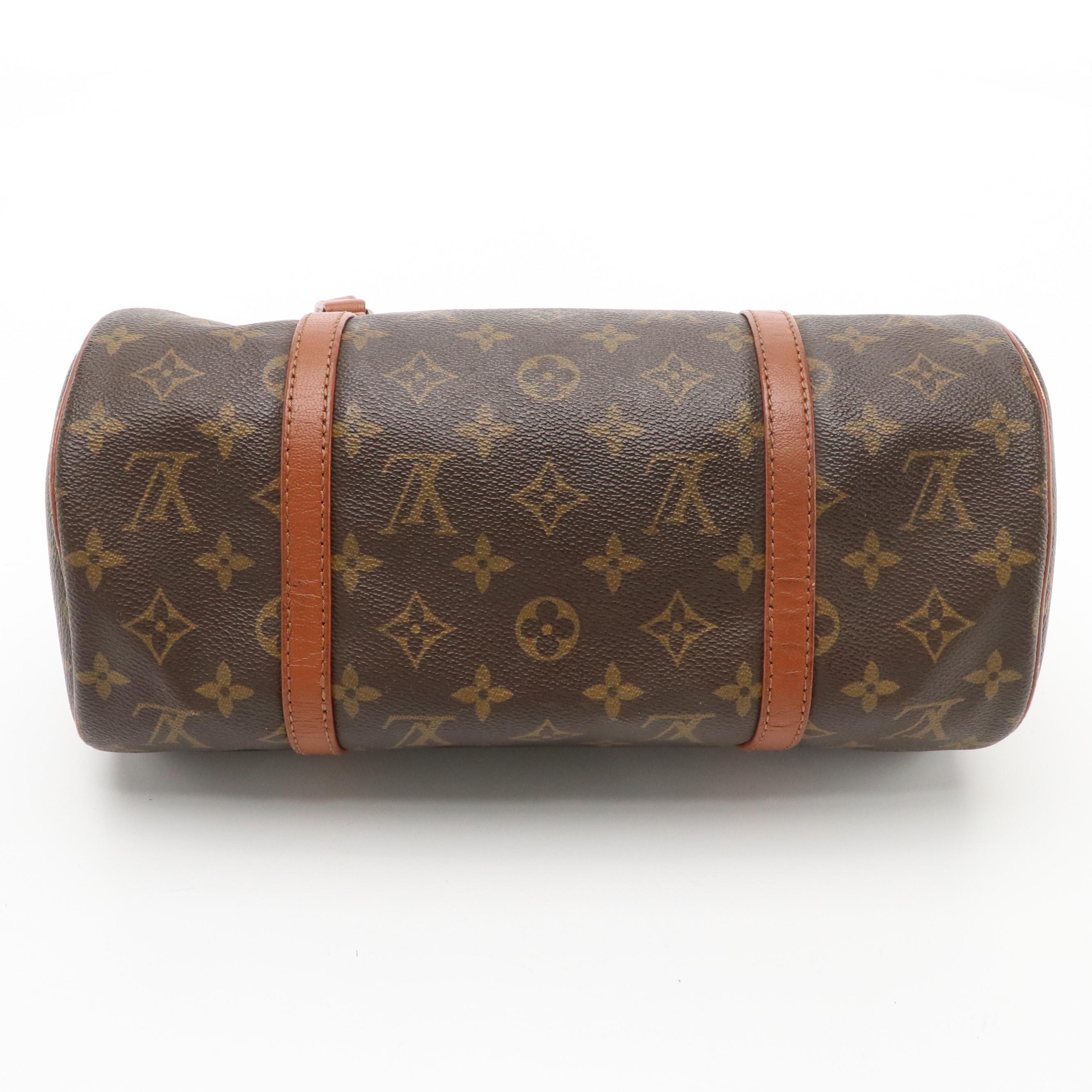 Louis Vuitton Vintage Papillon 30 Barrel Bag in Monogram Canvas and Leather