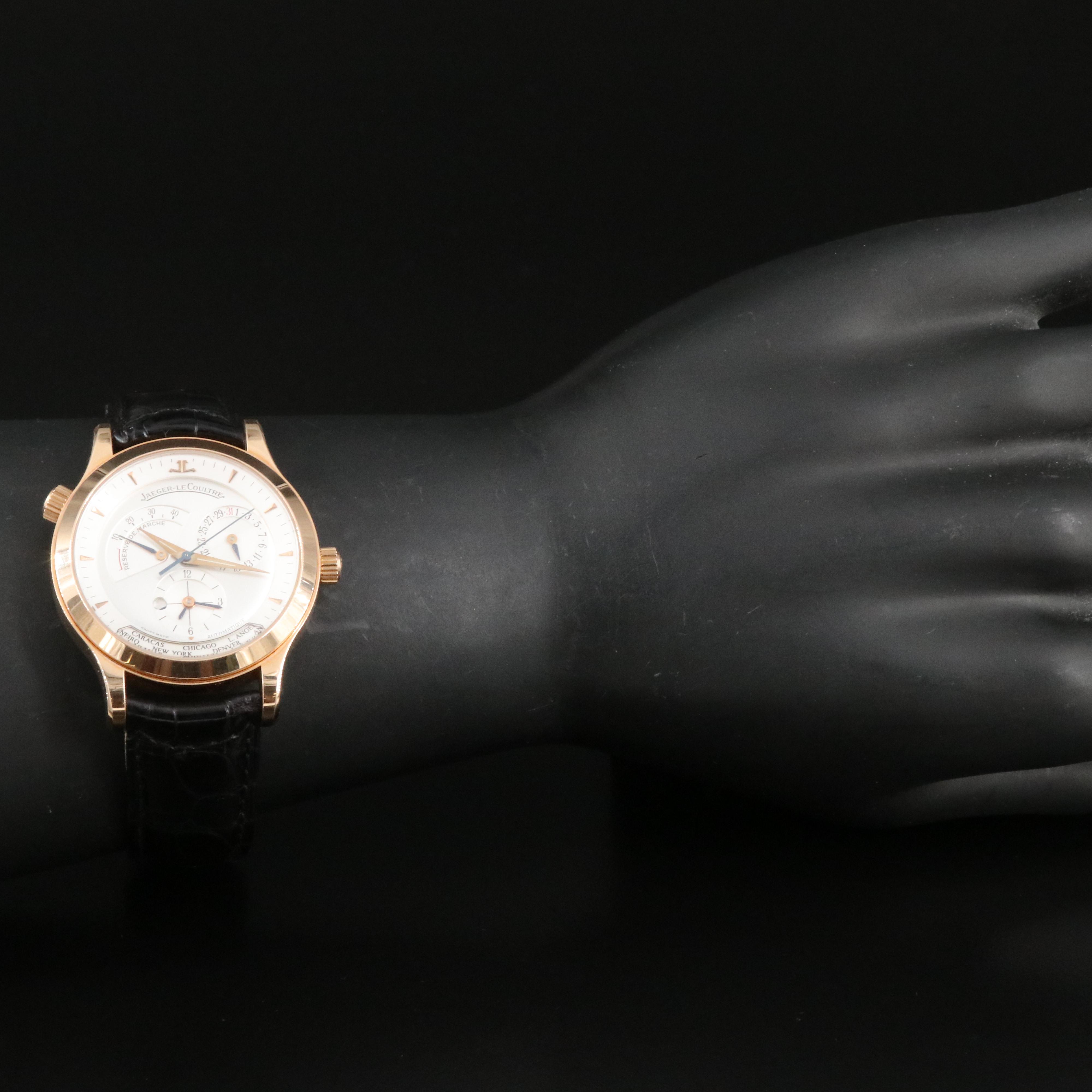 Jaeger-LeCoultre Master Geographic 142.2.92 18K Gold Automatic Watch