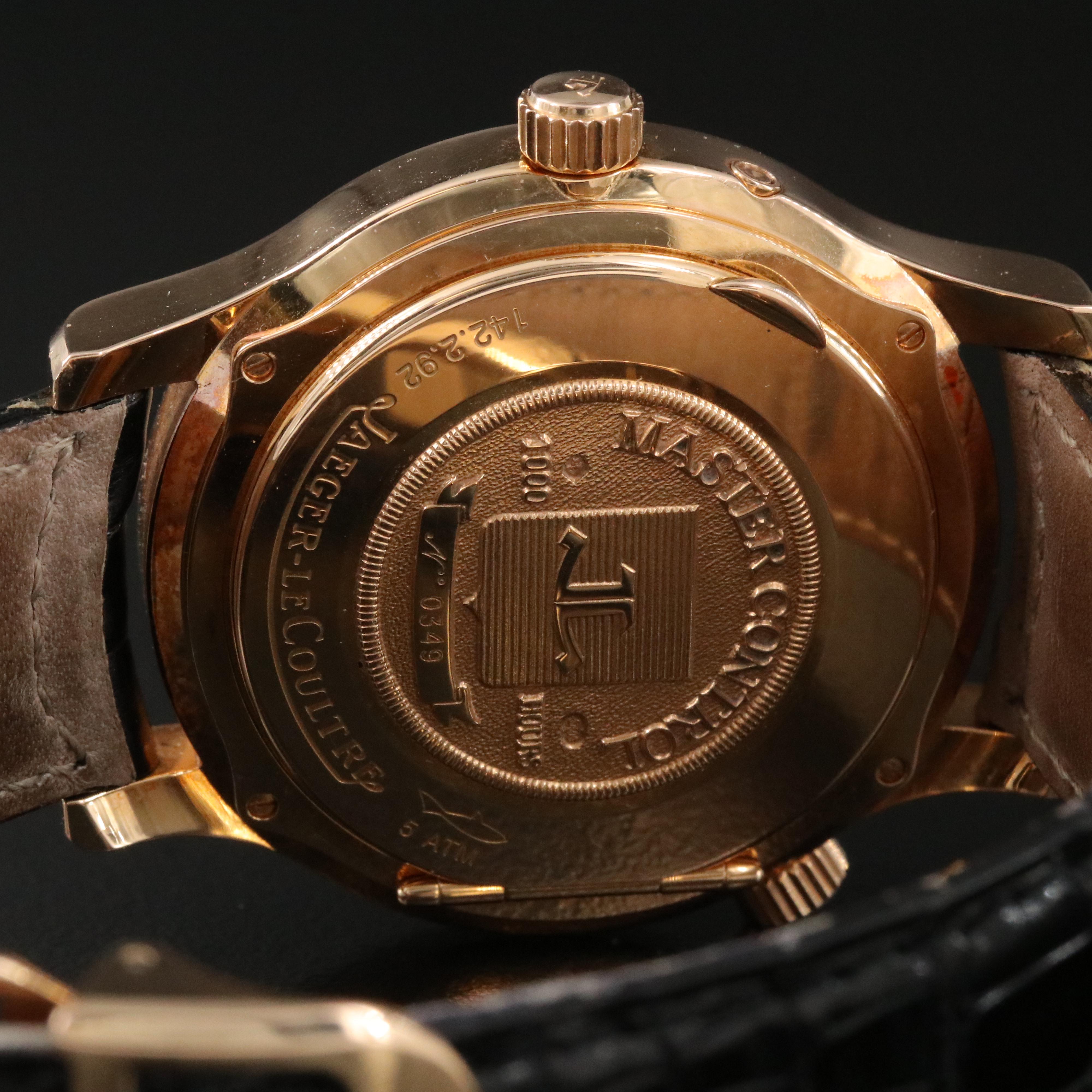 Jaeger-LeCoultre Master Geographic 142.2.92 18K Gold Automatic Watch