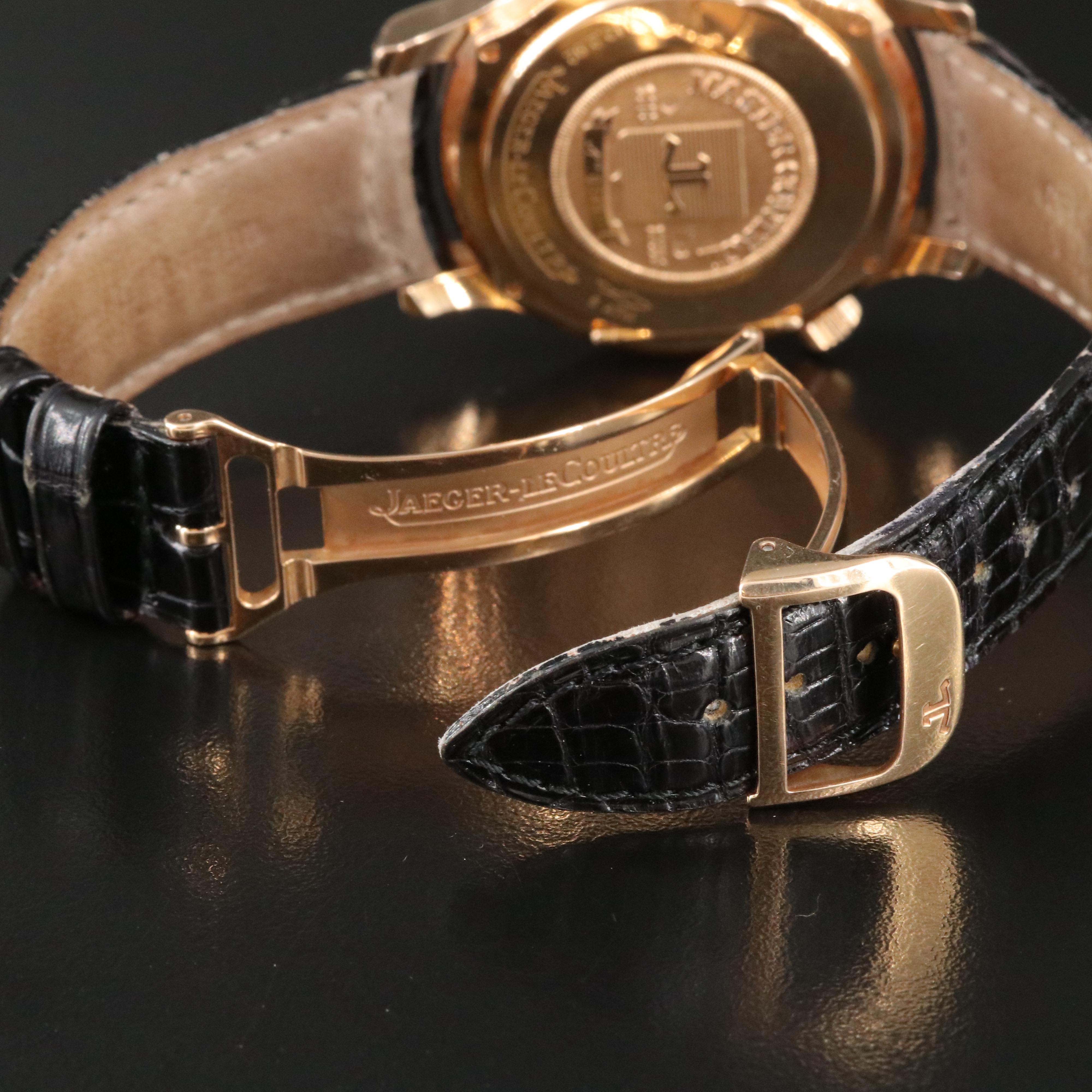 Jaeger-LeCoultre Master Geographic 142.2.92 18K Gold Automatic Watch