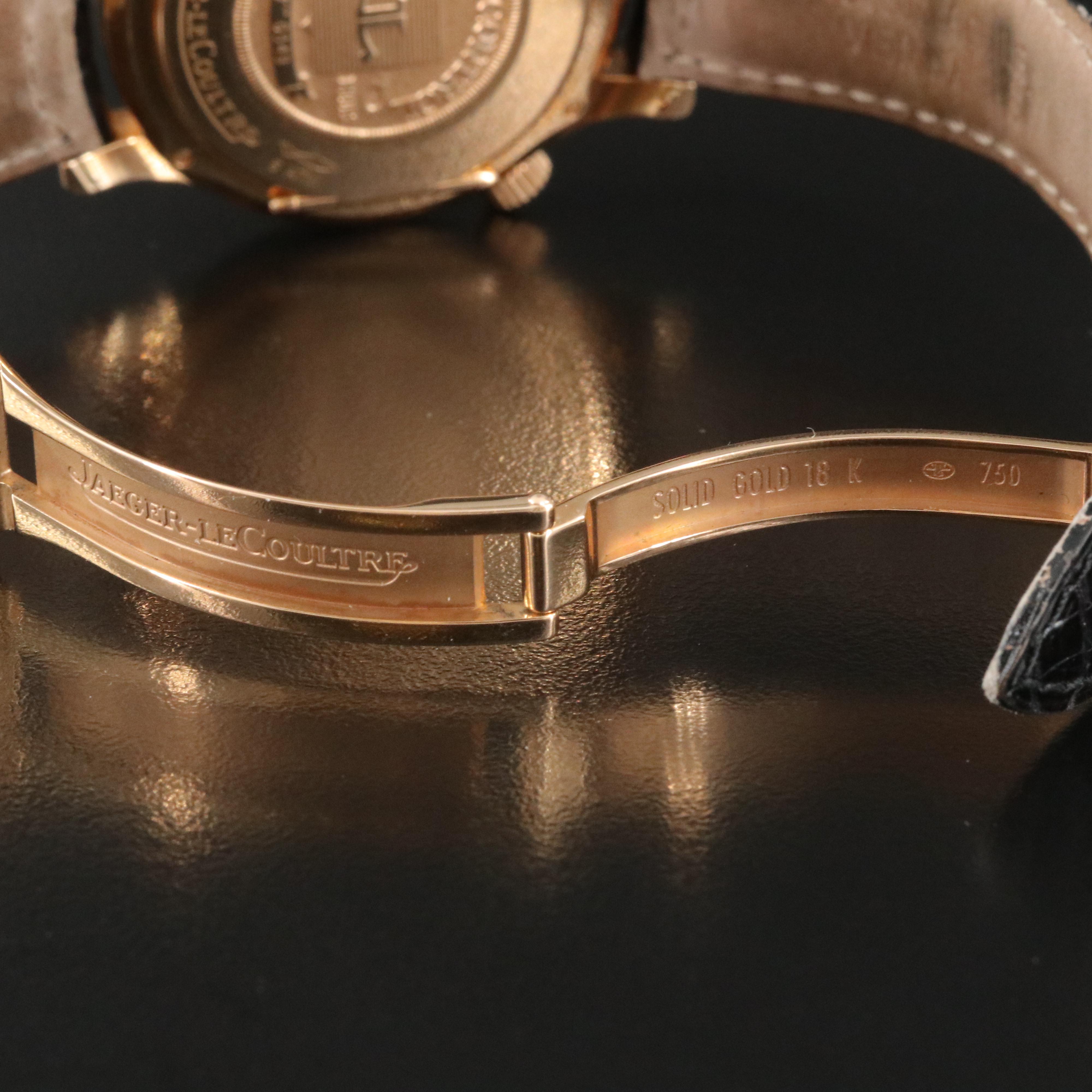 Jaeger-LeCoultre Master Geographic 142.2.92 18K Gold Automatic Watch