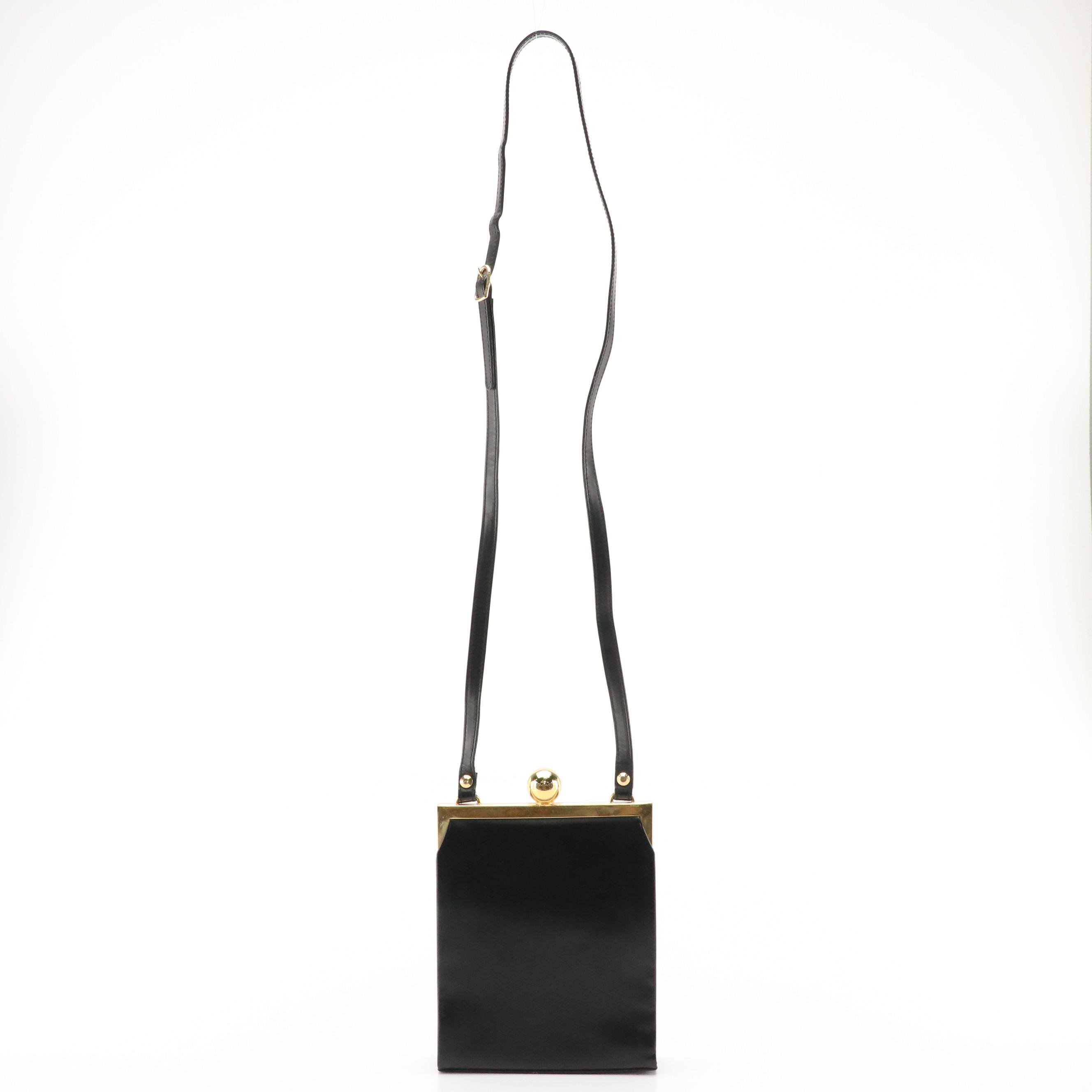 Yves Saint Laurent Frame Bag in Glazed Leather