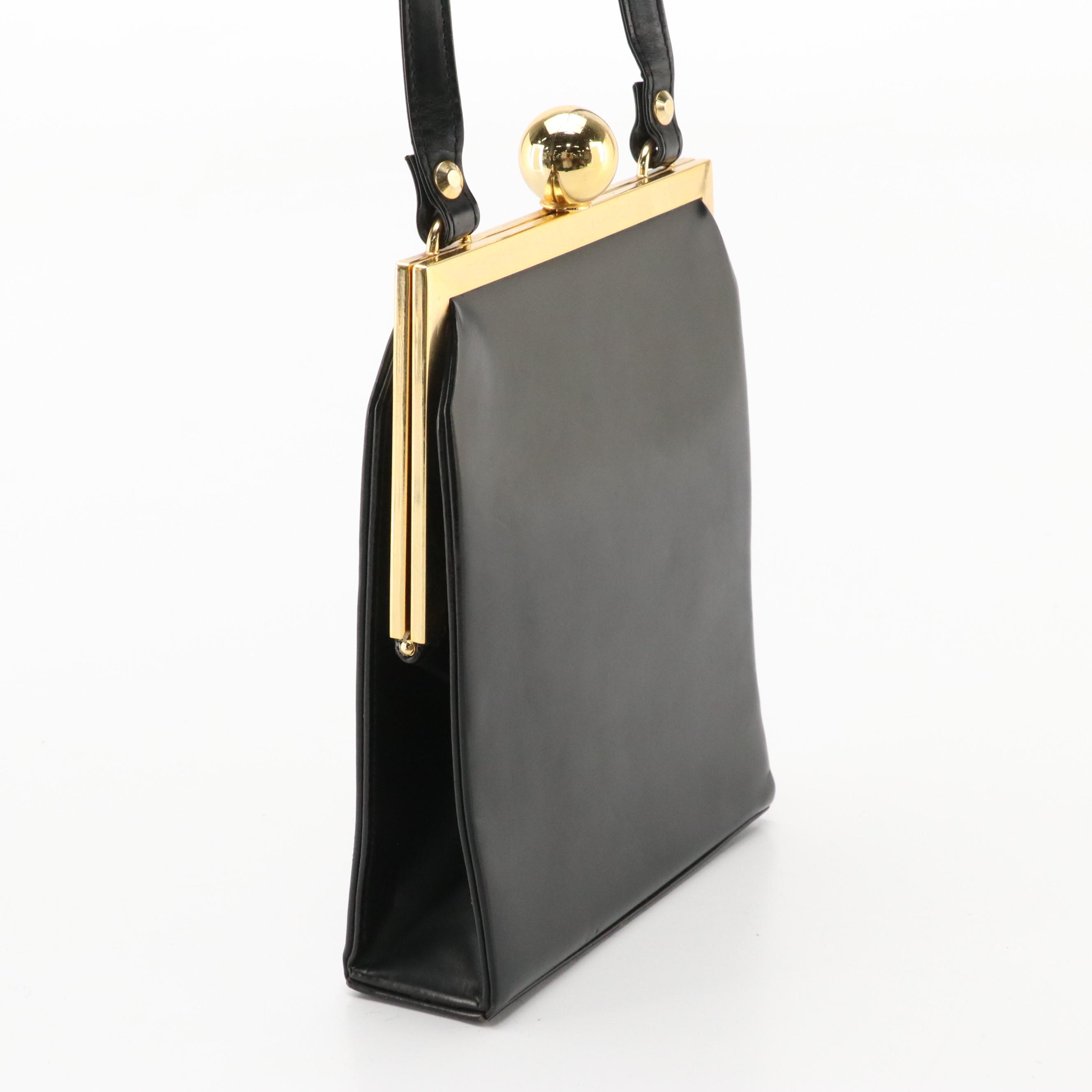 Yves Saint Laurent Frame Bag in Glazed Leather