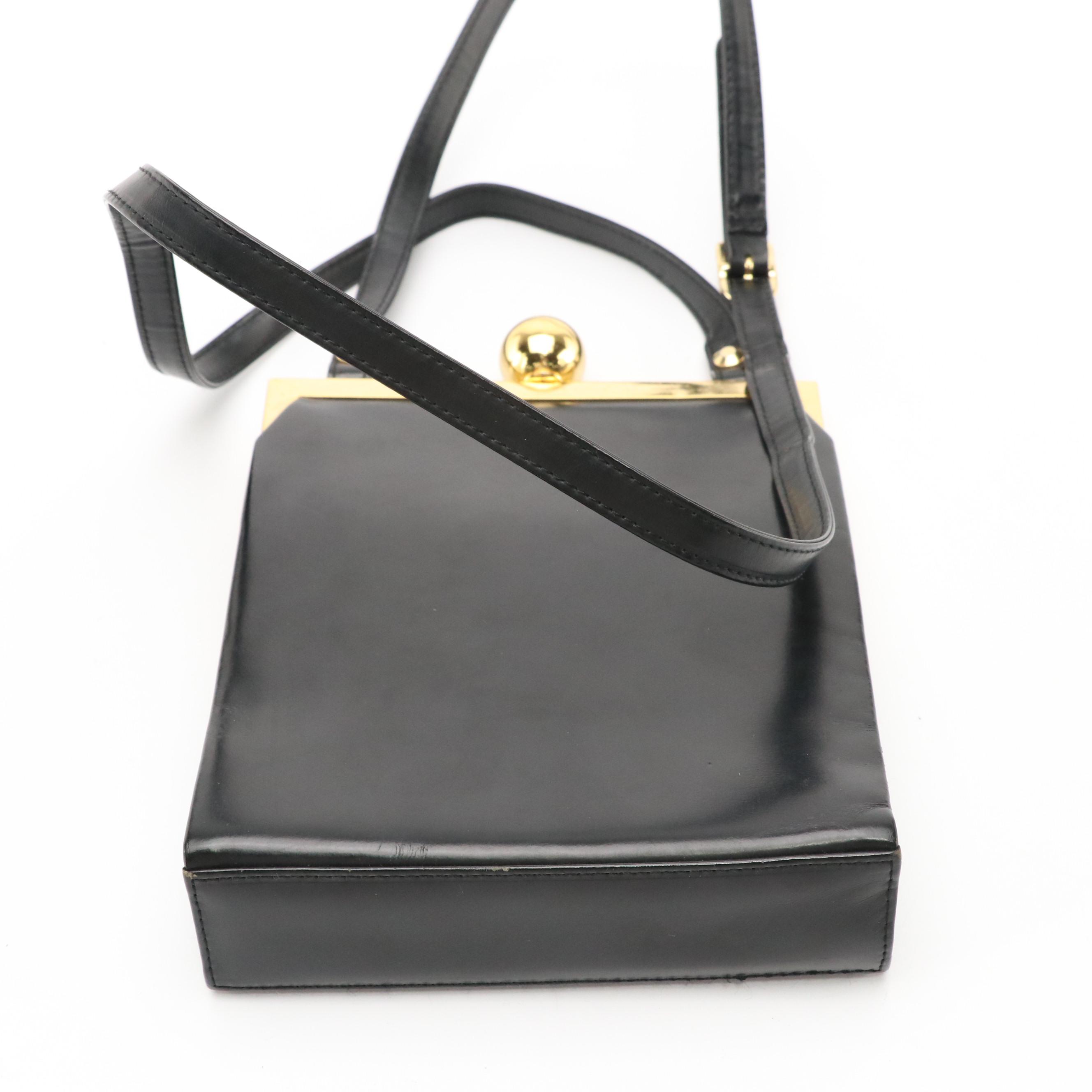 Yves Saint Laurent Frame Bag in Glazed Leather