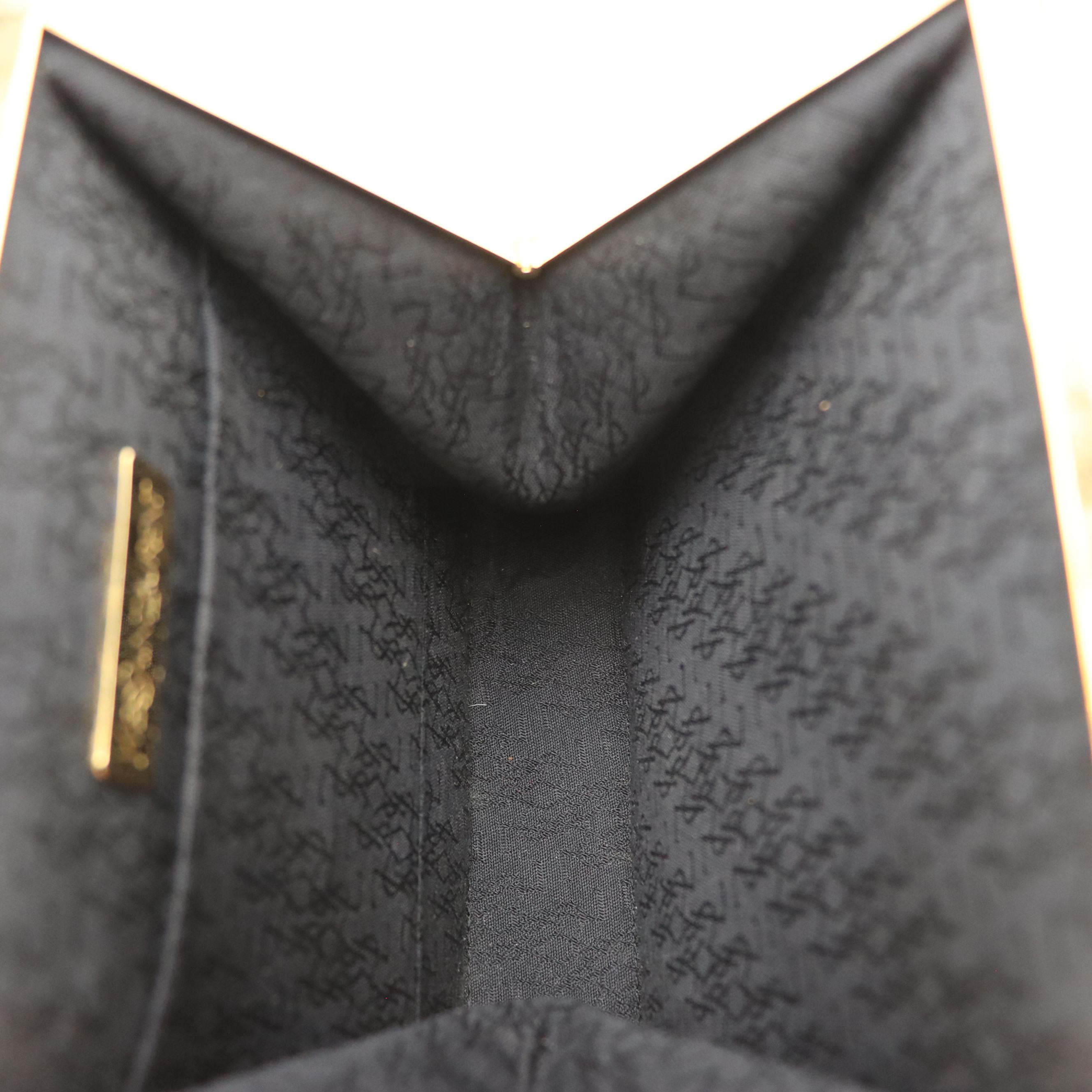 Yves Saint Laurent Frame Bag in Glazed Leather