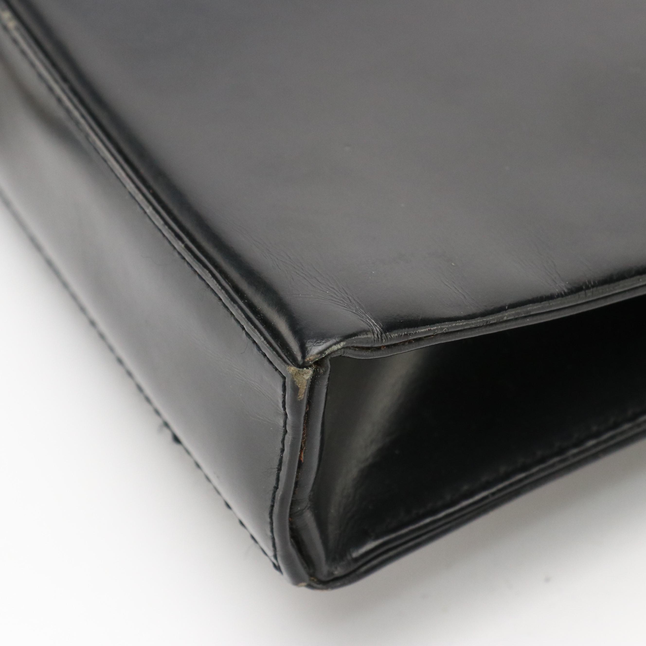 Yves Saint Laurent Frame Bag in Glazed Leather