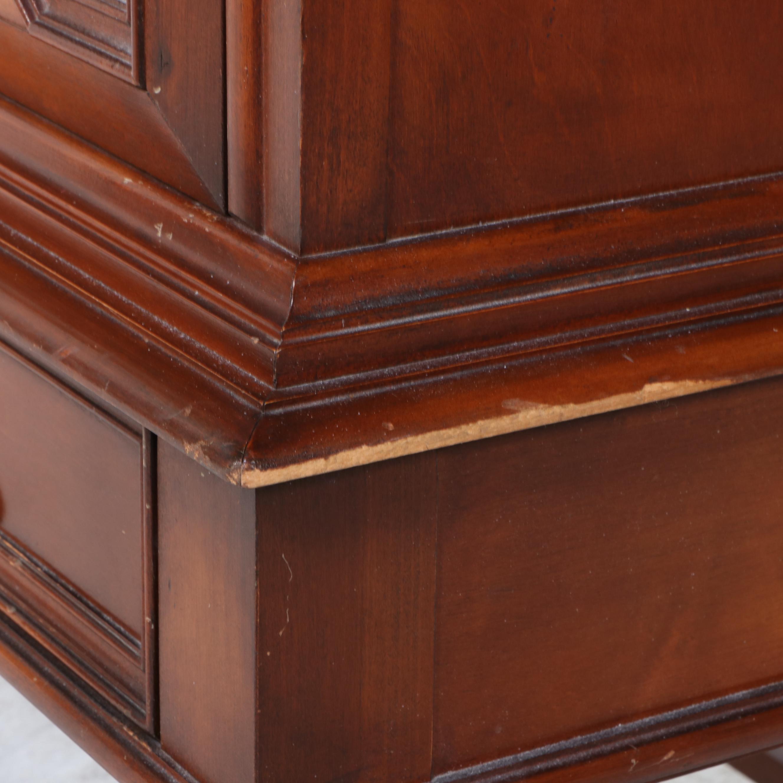 Lammert Furniture William and Mary Style Maple Five-Drawer Chest-on-Stand