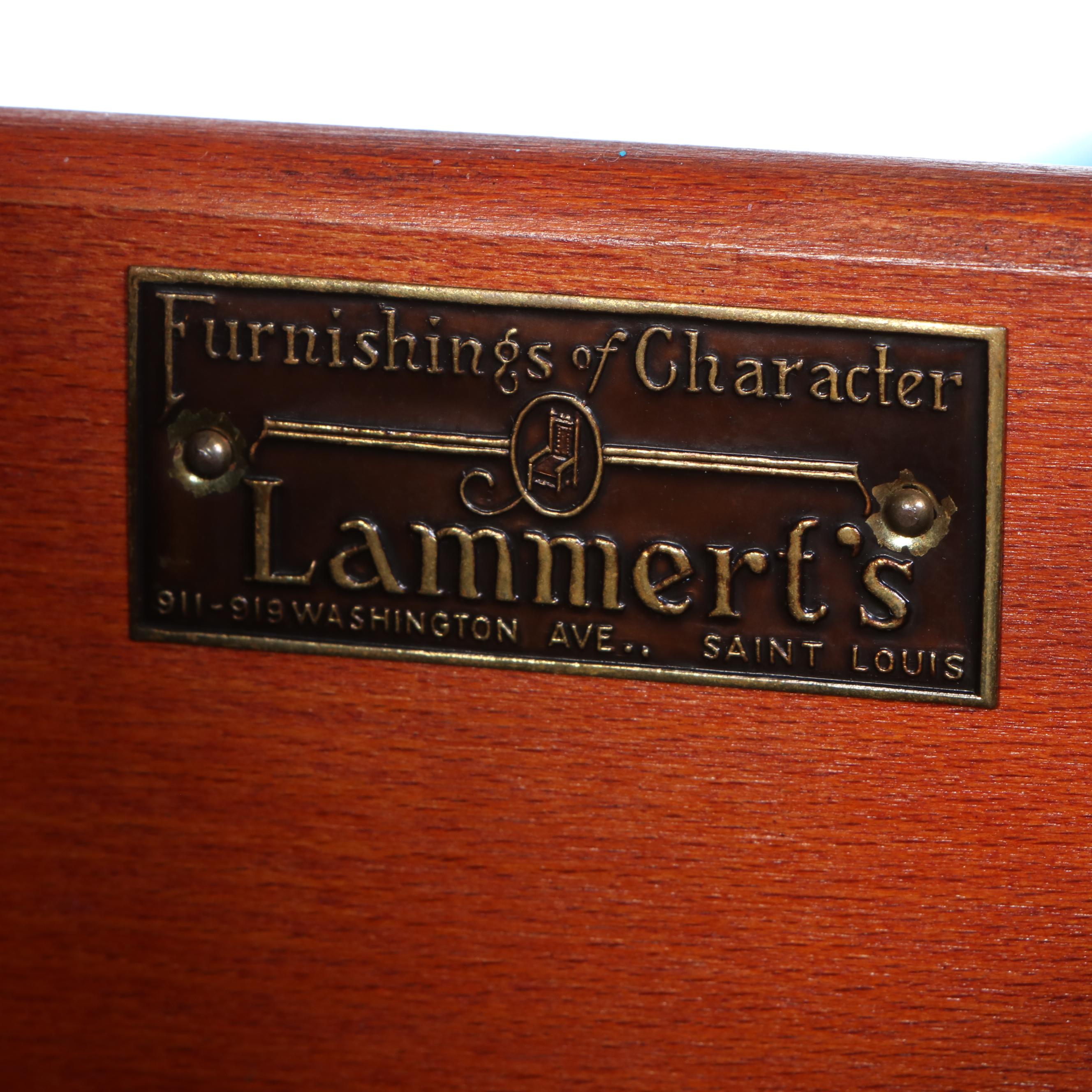 Lammert Furniture William and Mary Style Maple Five-Drawer Chest-on-Stand