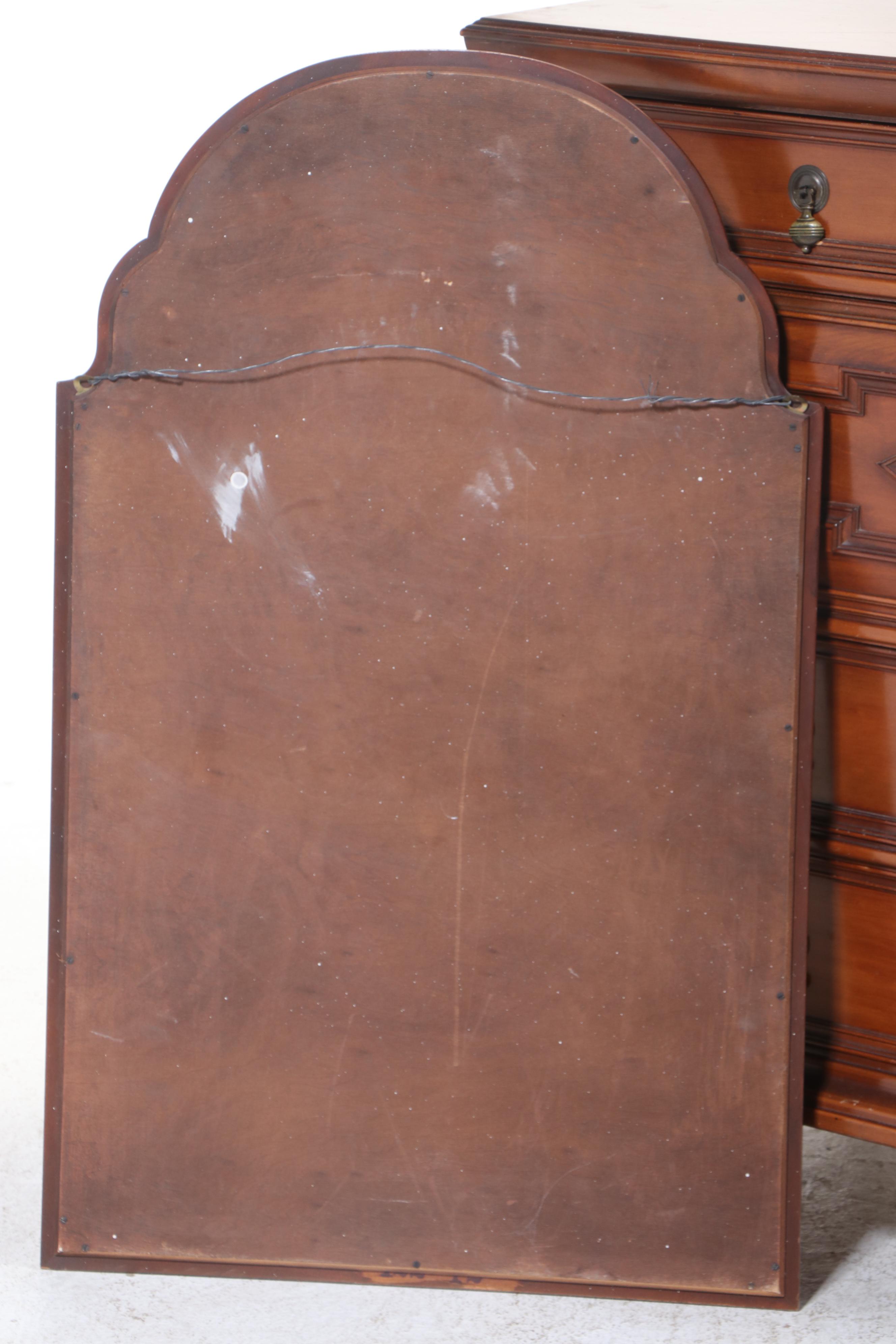 Lammert Furniture William and Mary Style Maple Four-Drawer Chest w/ Mirror