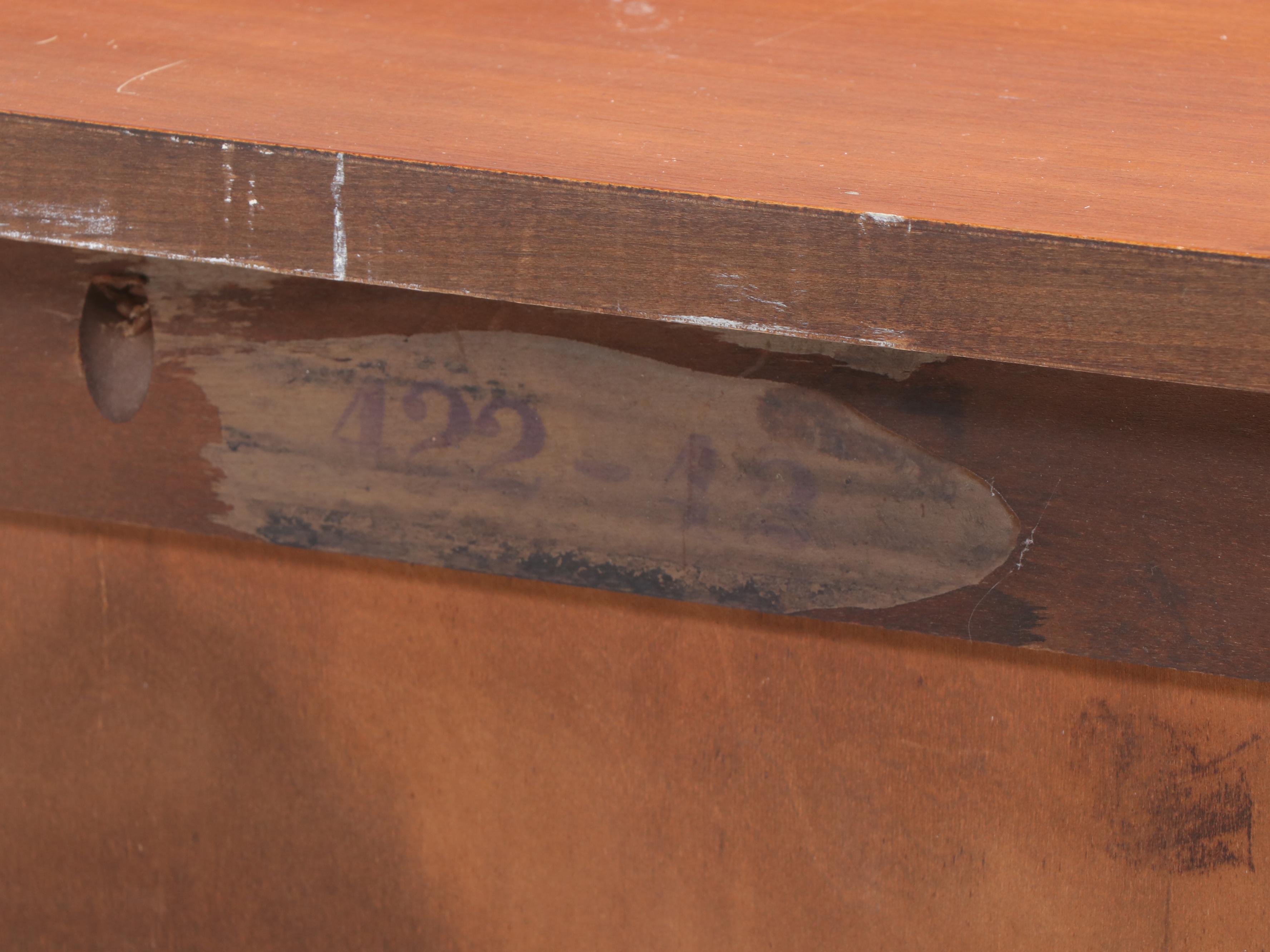 Lammert Furniture William and Mary Style Maple Four-Drawer Chest w/ Mirror