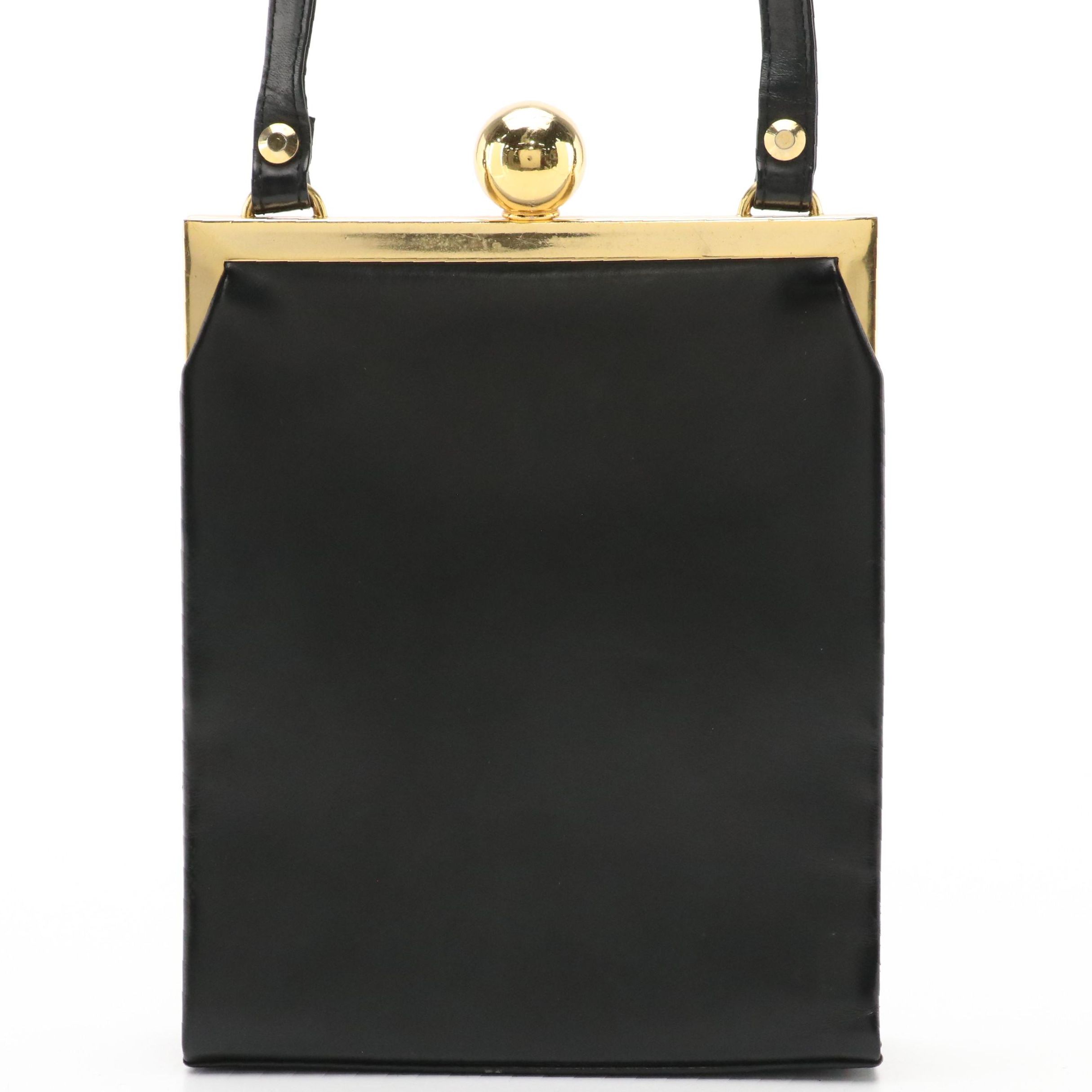 Yves Saint Laurent Frame Bag in Glazed Leather