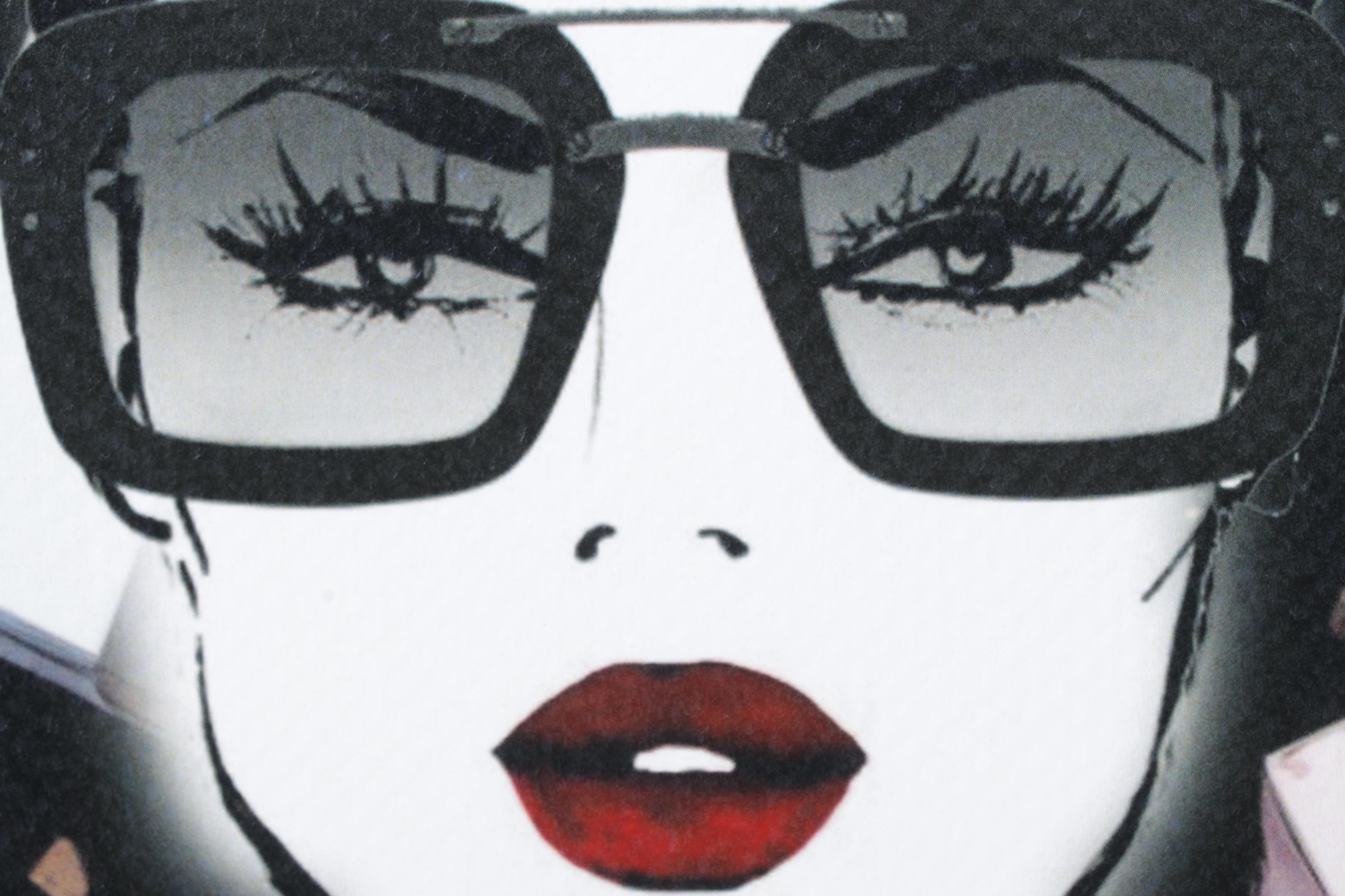 Death NYC Pop Art Graphic Print Homage to Chanel and Prada, 2024