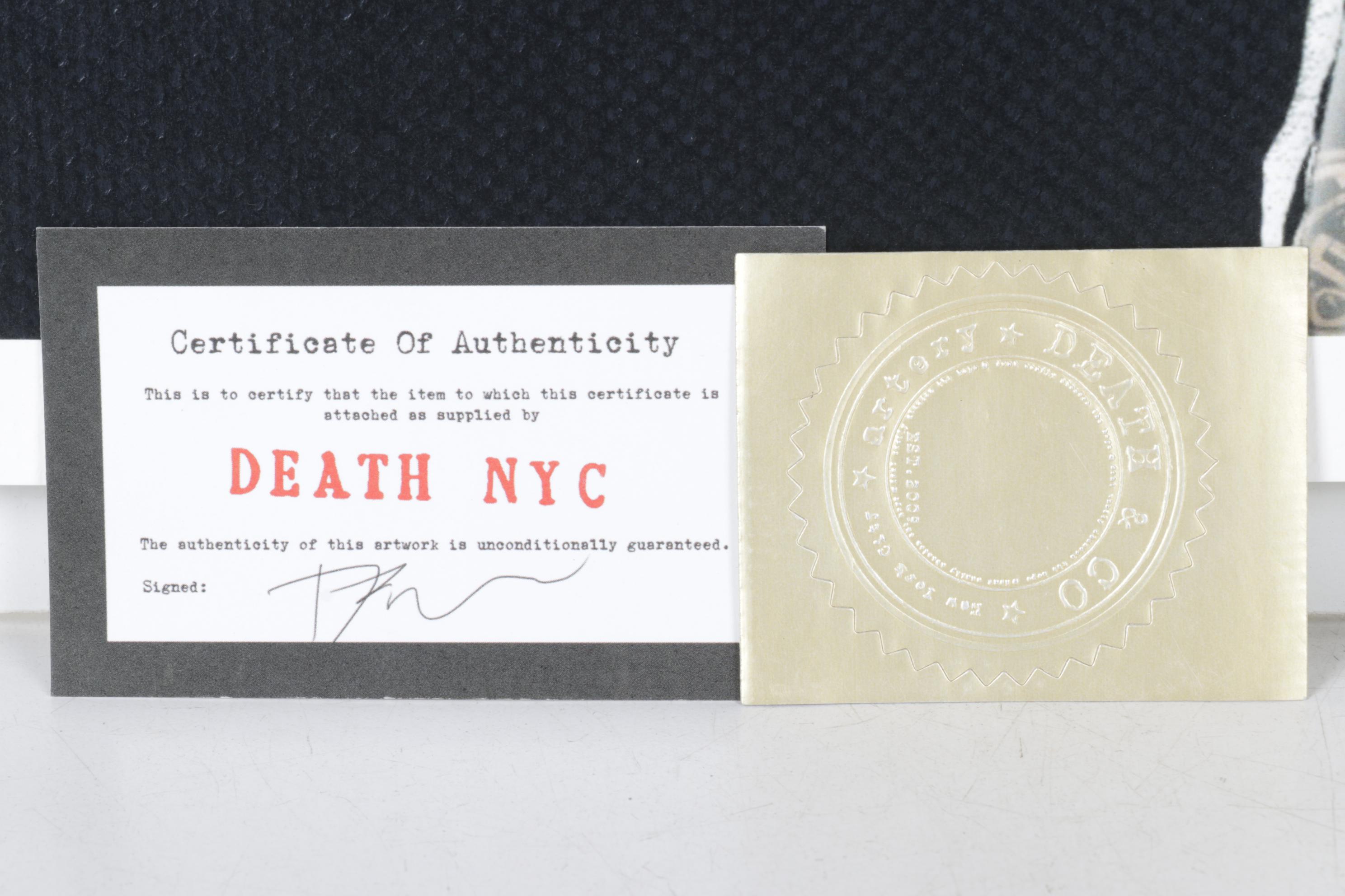 Death NYC Pop Art Graphic Print Homage to Chanel and Prada, 2024