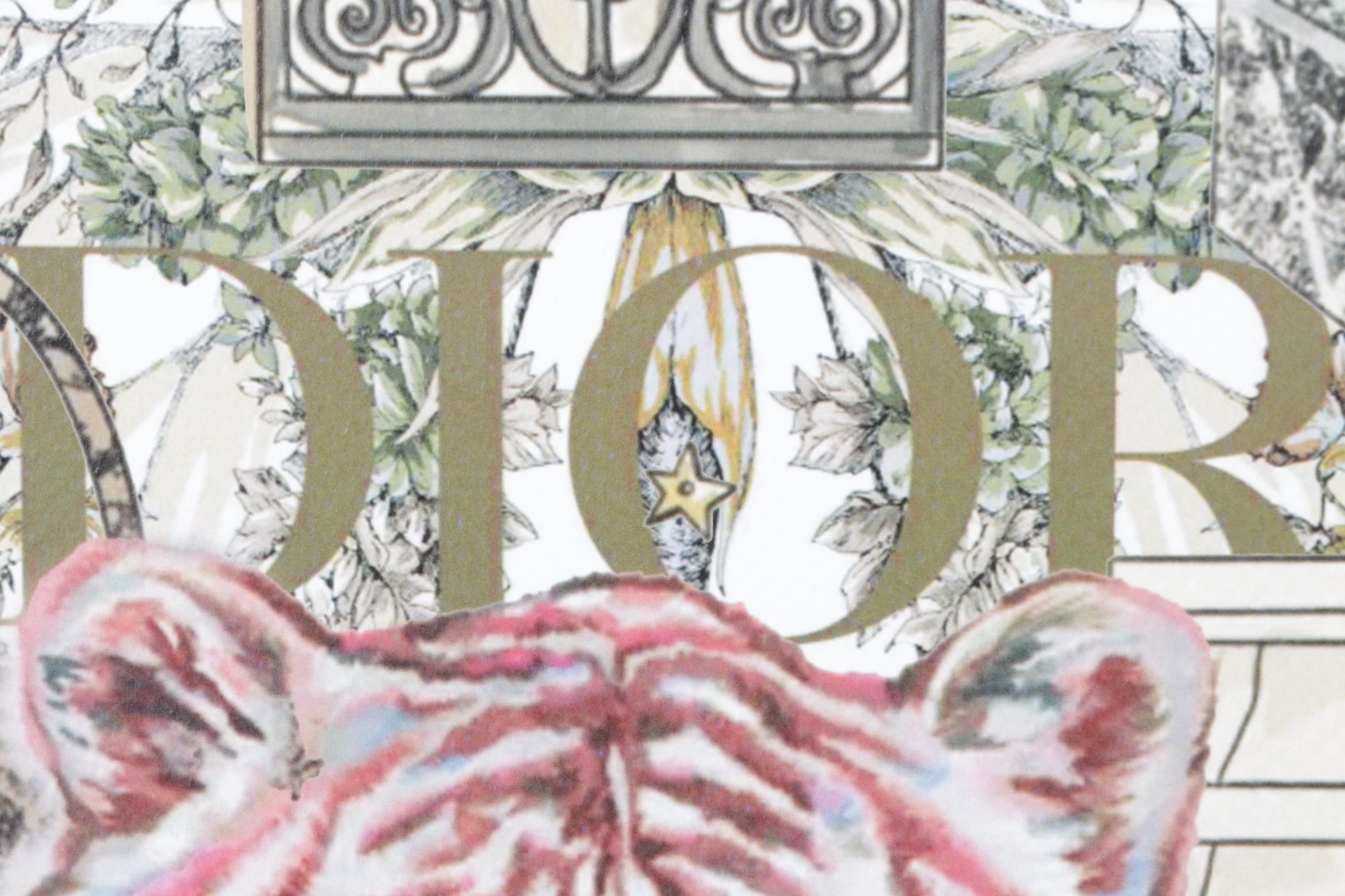 Death NYC Graphic Digital Print Featuring Gucci Pink Lion and Dior