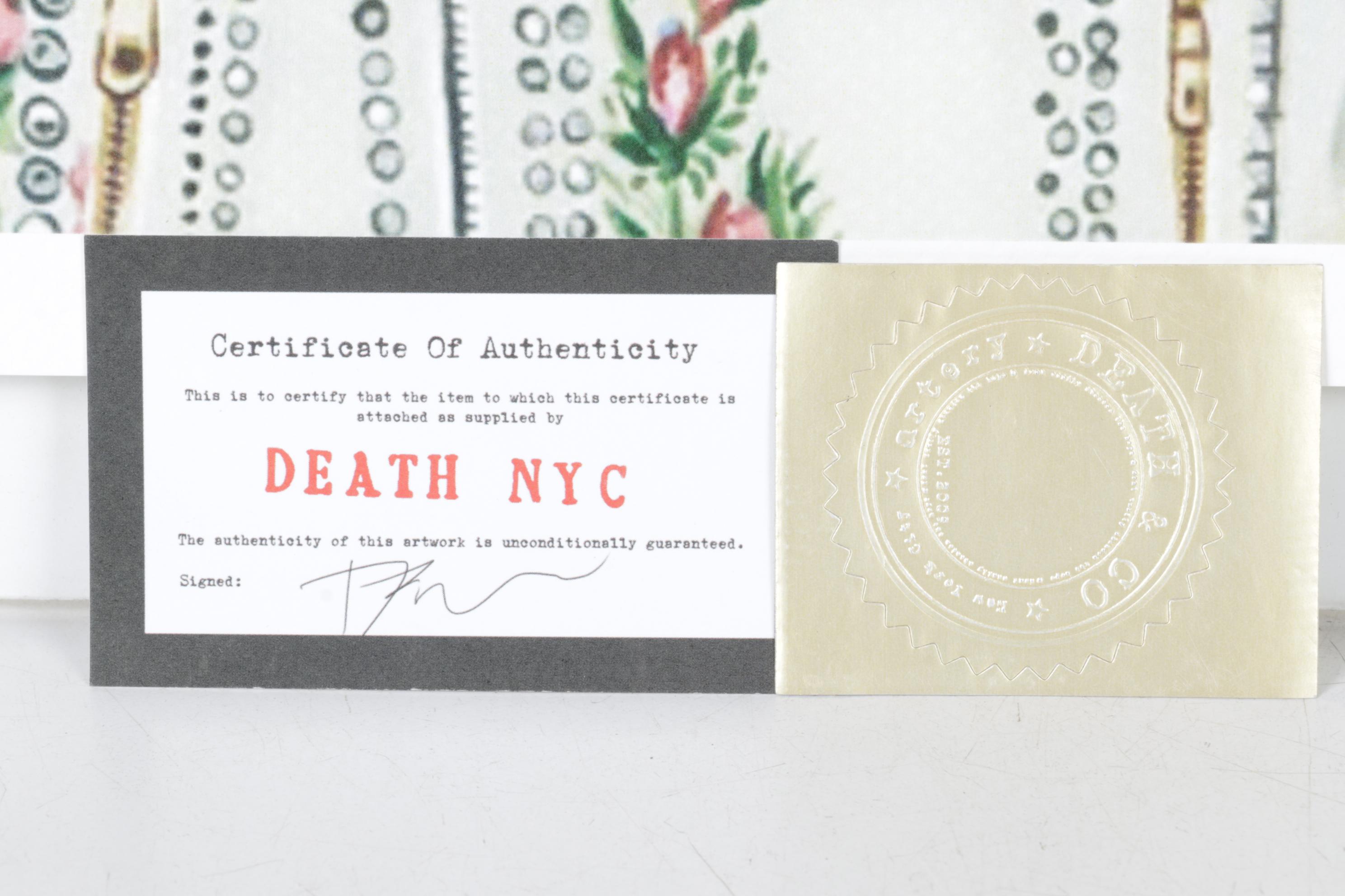 Death NYC Graphic Digital Print Featuring Gucci Pink Lion and Dior
