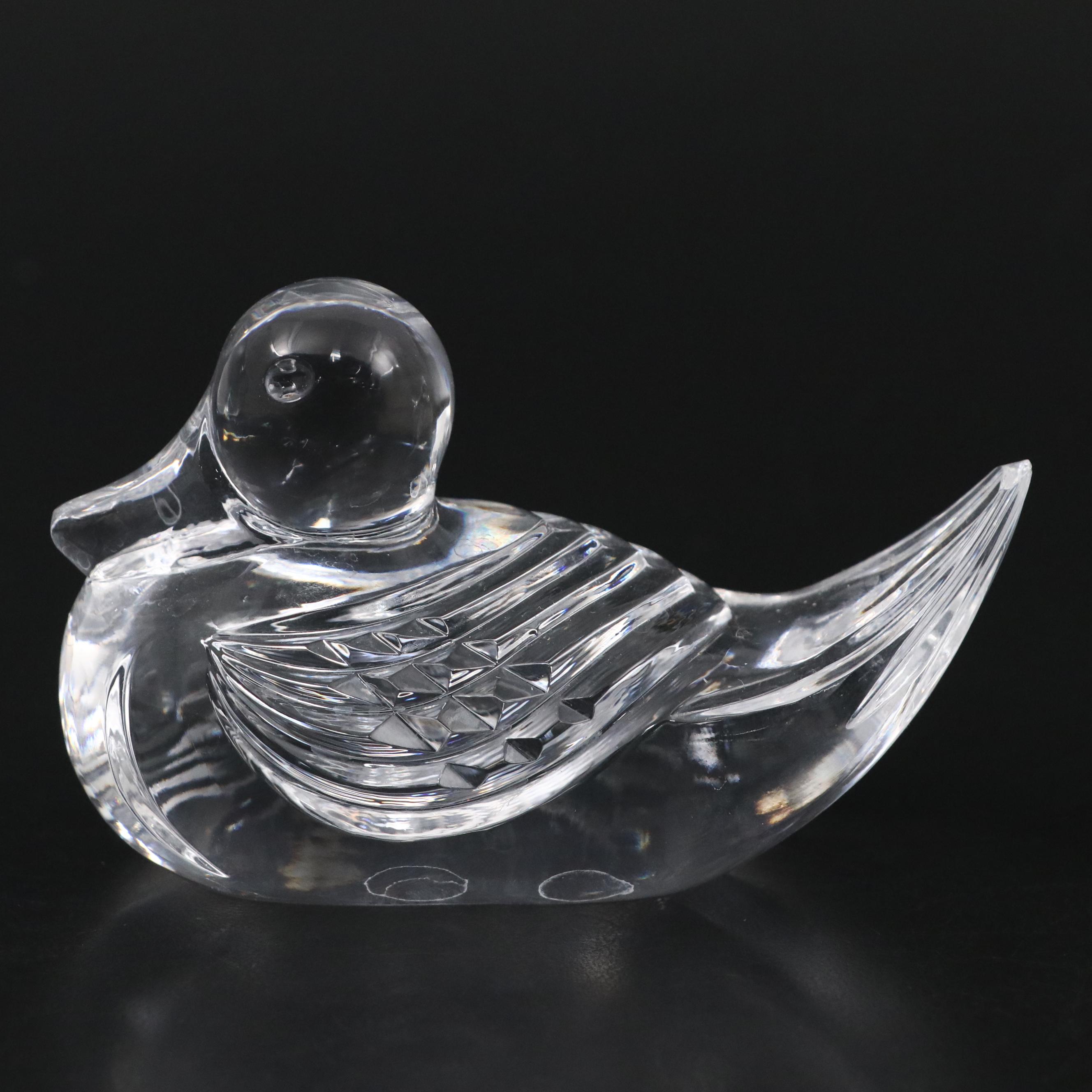 Waterford Crystal Bird and Fish Figurines