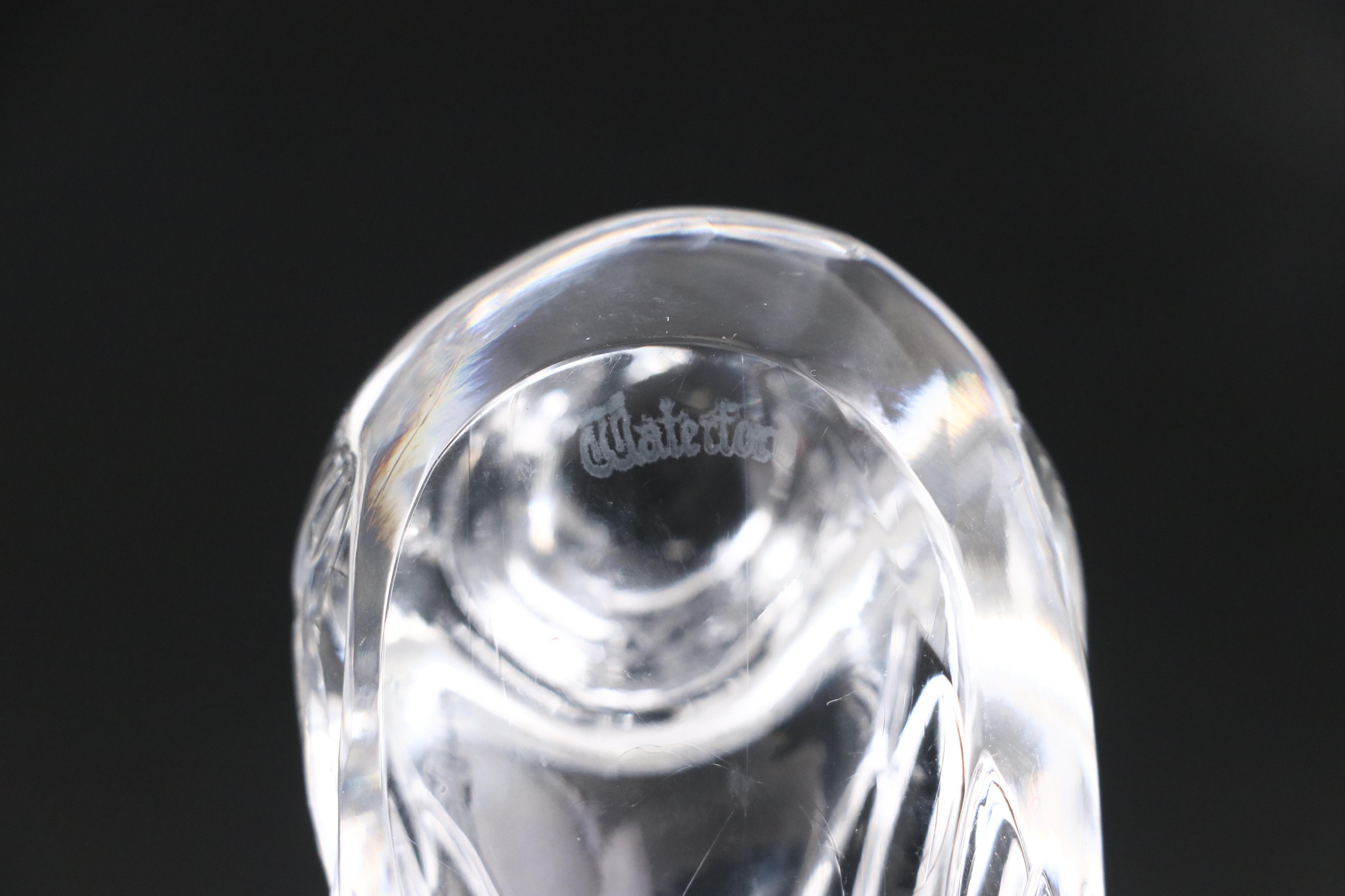 Waterford Crystal Bird and Fish Figurines