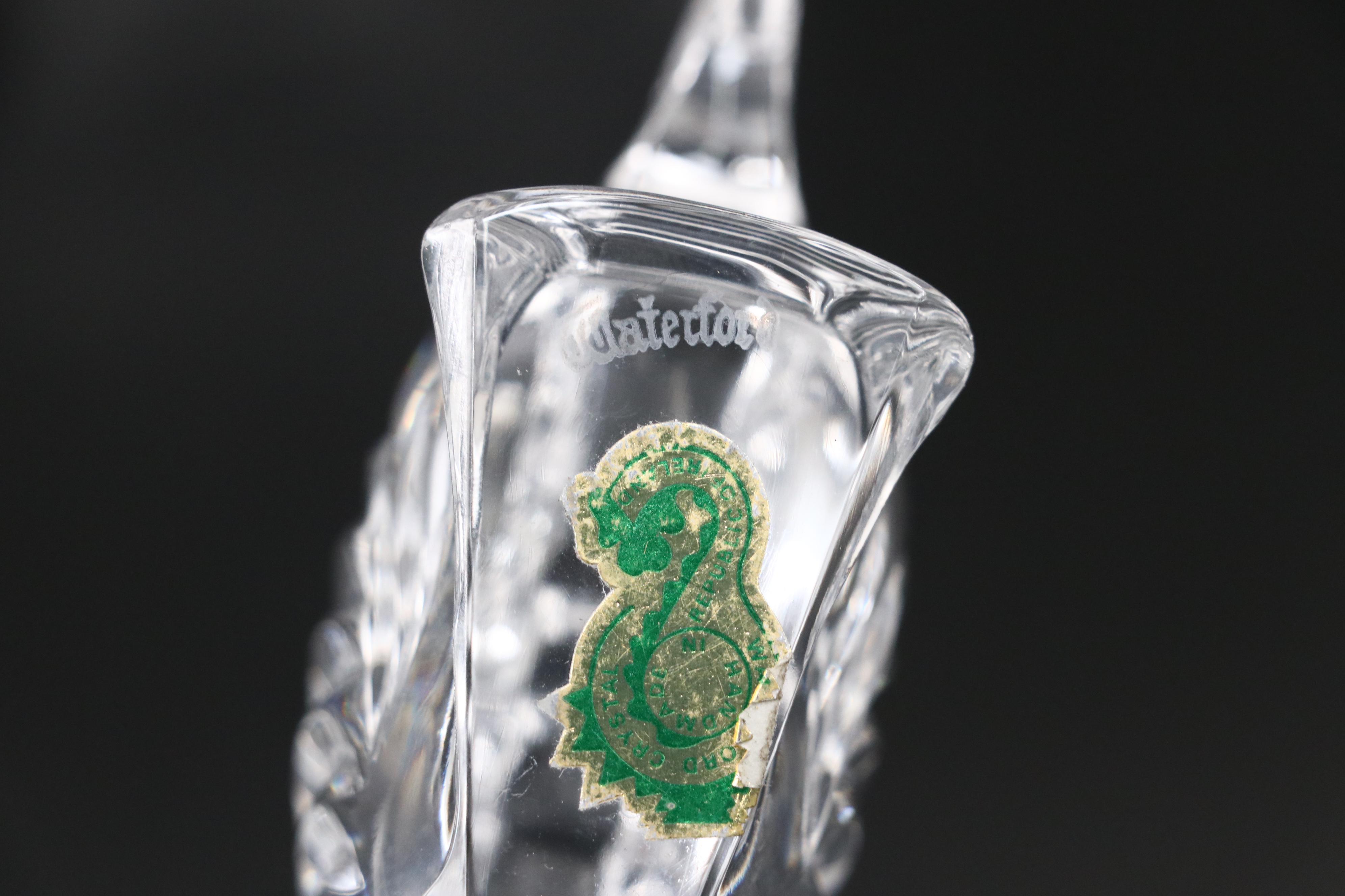 Waterford Crystal Bird and Fish Figurines