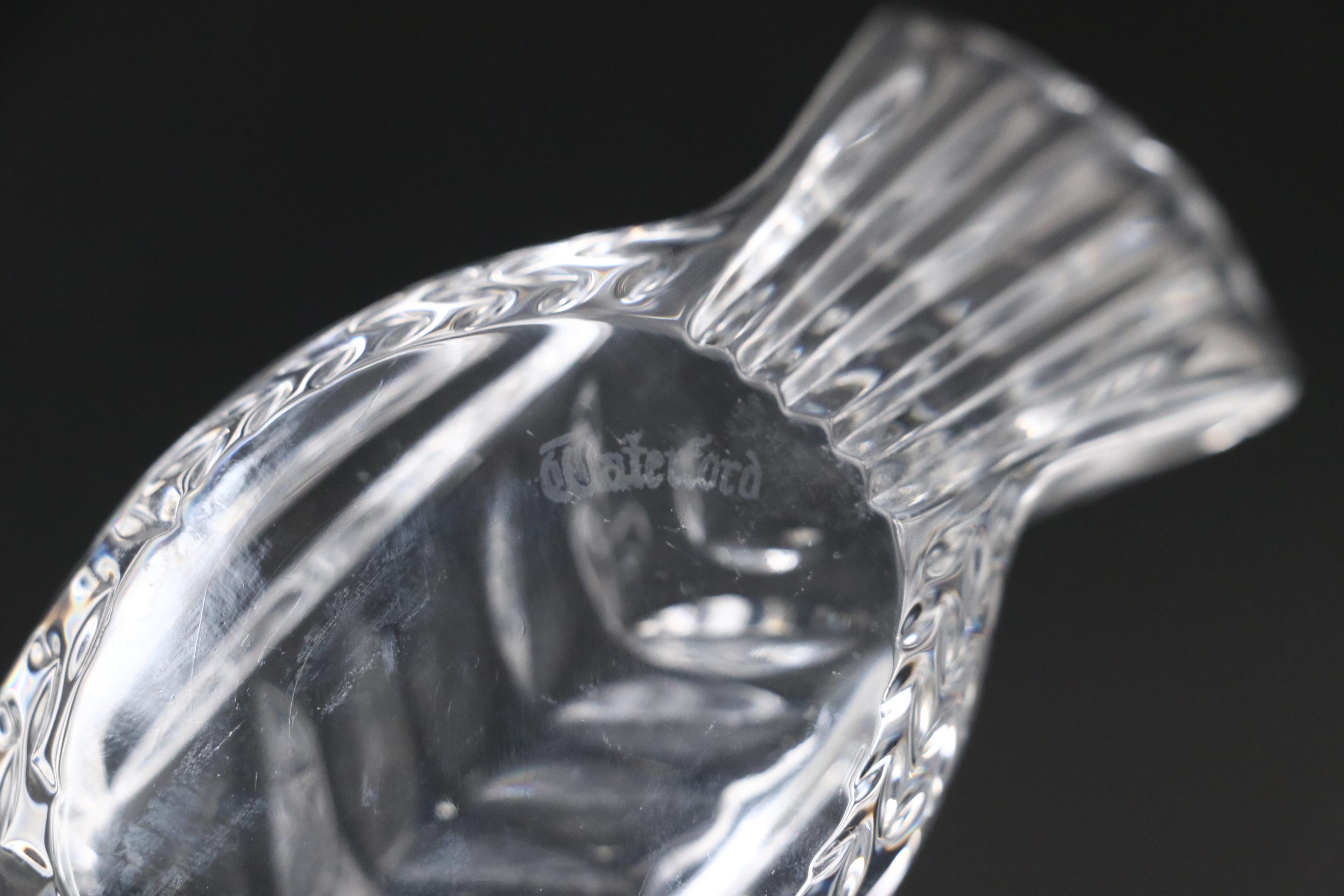 Waterford Crystal Bird and Fish Figurines