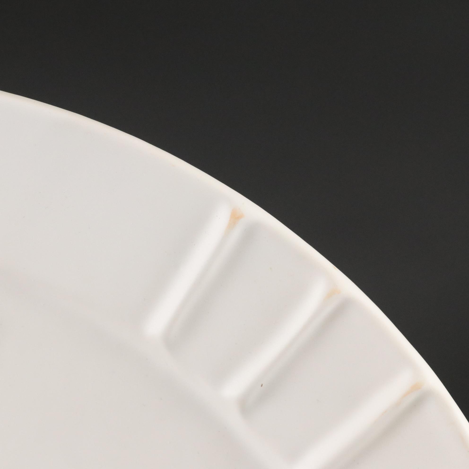 Formations "Carra" Ceramic Sculptural Charger, 21st Century