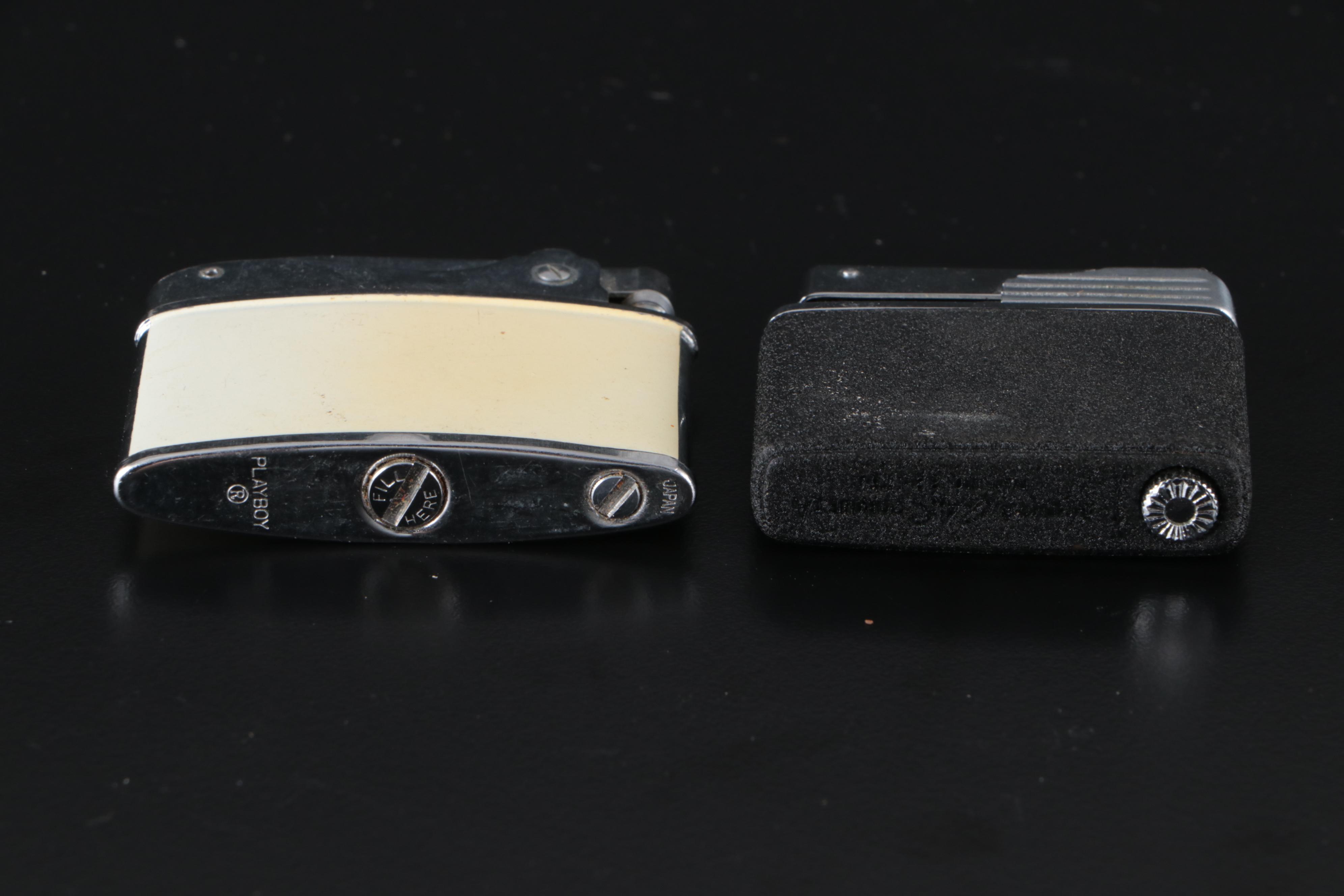 "Playboy" Nov. 1968 Issue with The Playboy Club Ashtray, Lighters & Shot Glasses