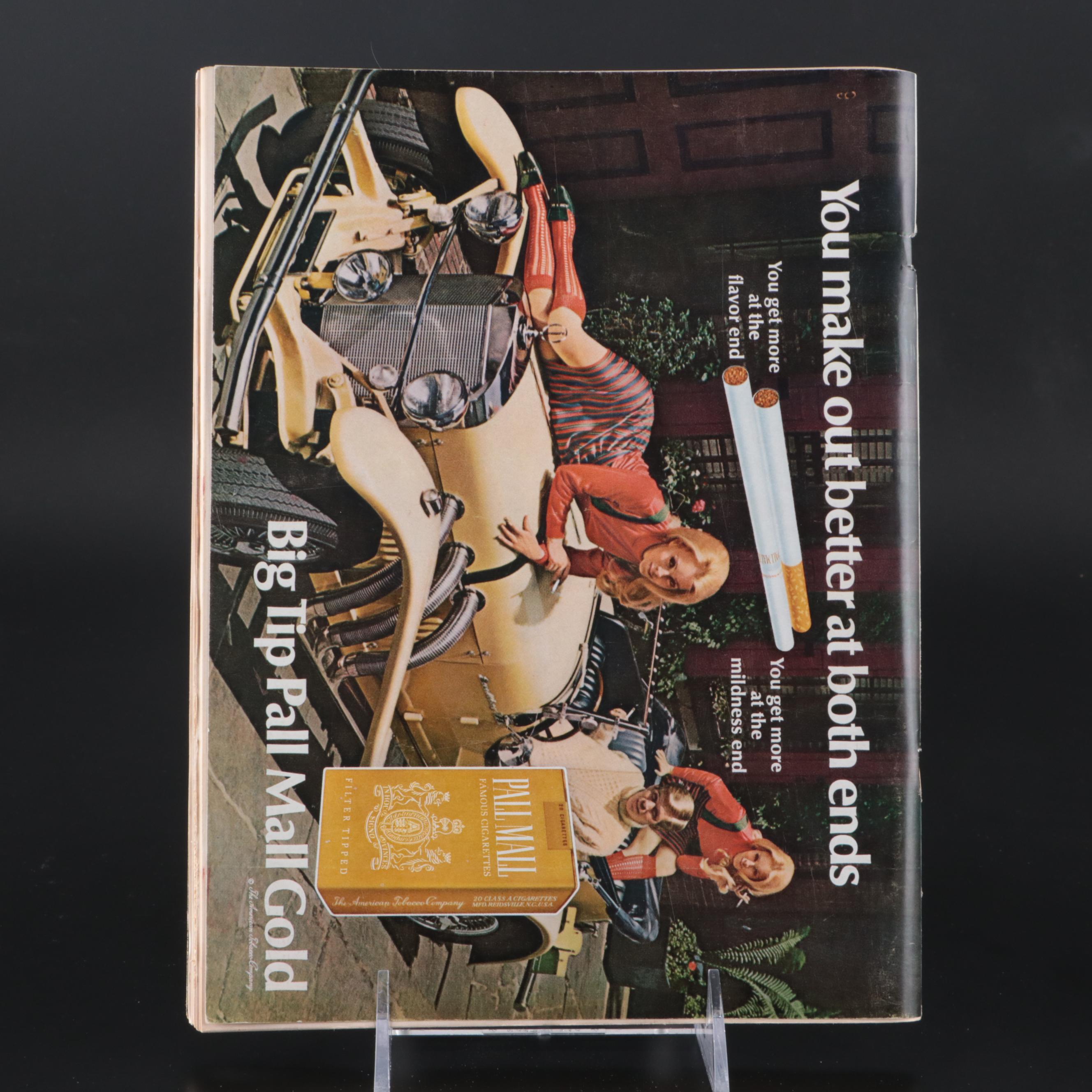 "Playboy" Nov. 1968 Issue with The Playboy Club Ashtray, Lighters & Shot Glasses