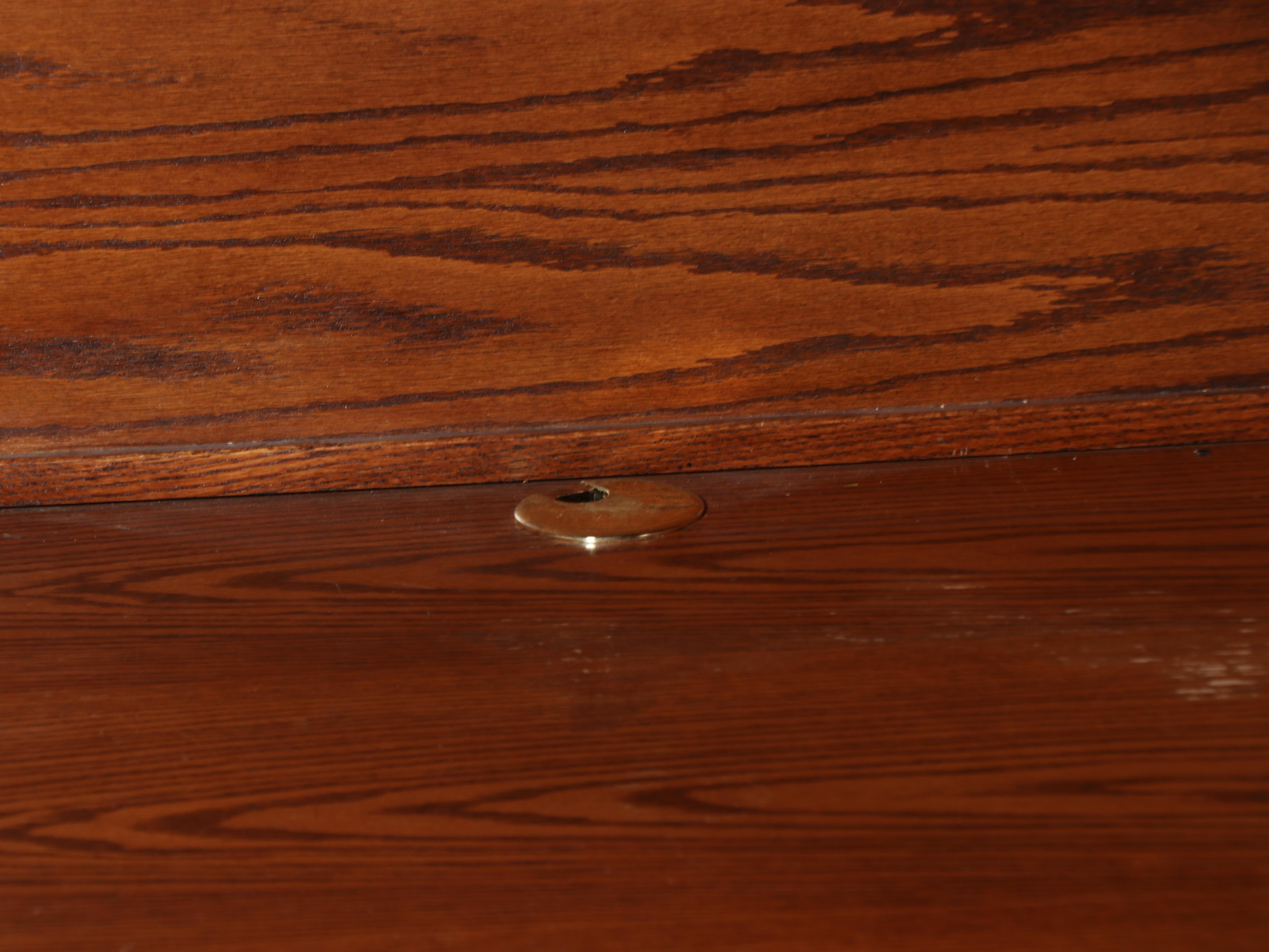 Winners Only Inc. Oak Roll-Top Desk and Chair, Late 20th Century