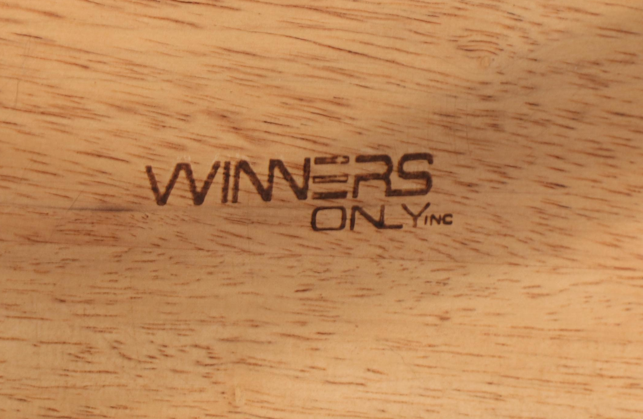 Winners Only Inc. Oak Roll-Top Desk and Chair, Late 20th Century
