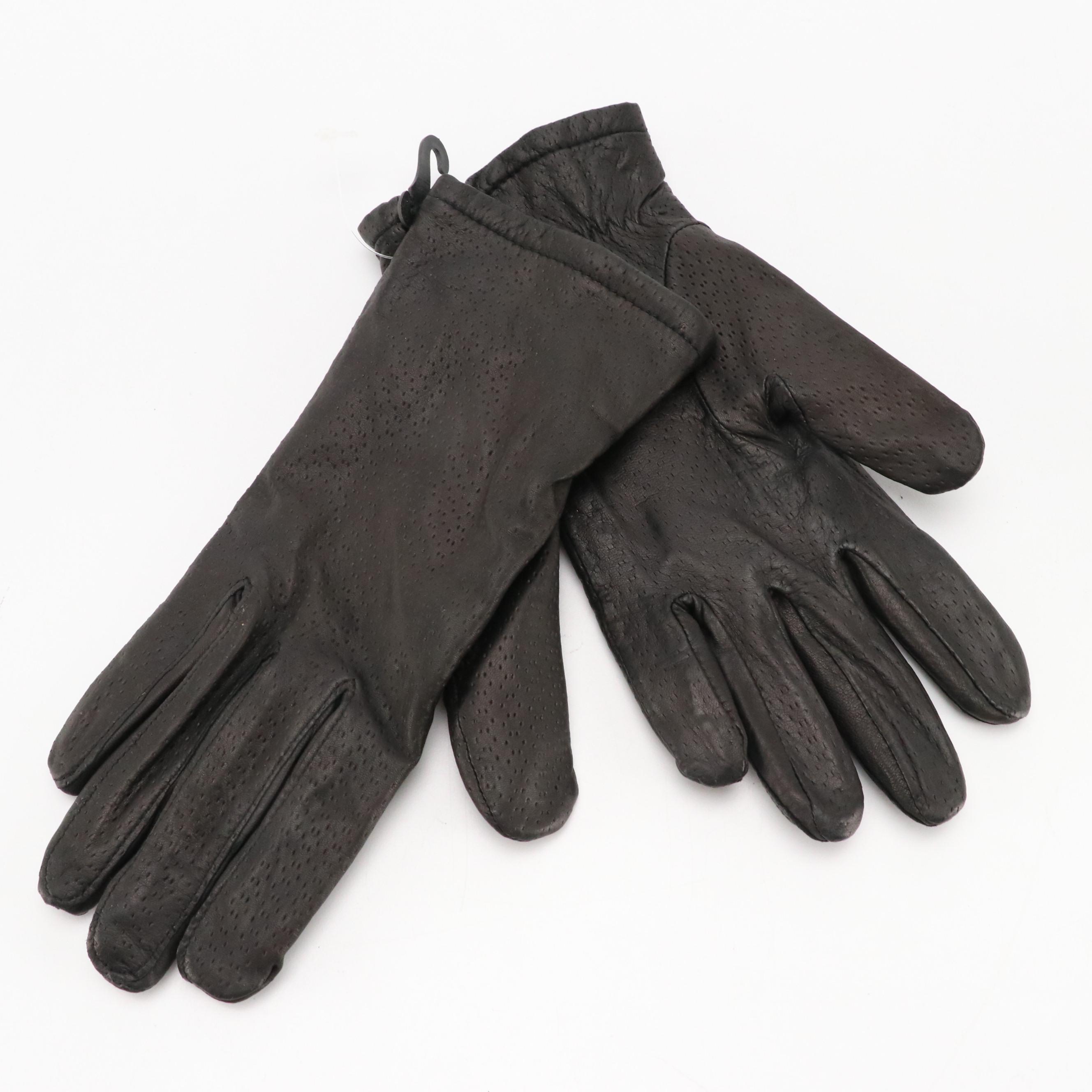 Aris Lambswool and Cashmere Lined, Isotoner and Other Leather Gloves