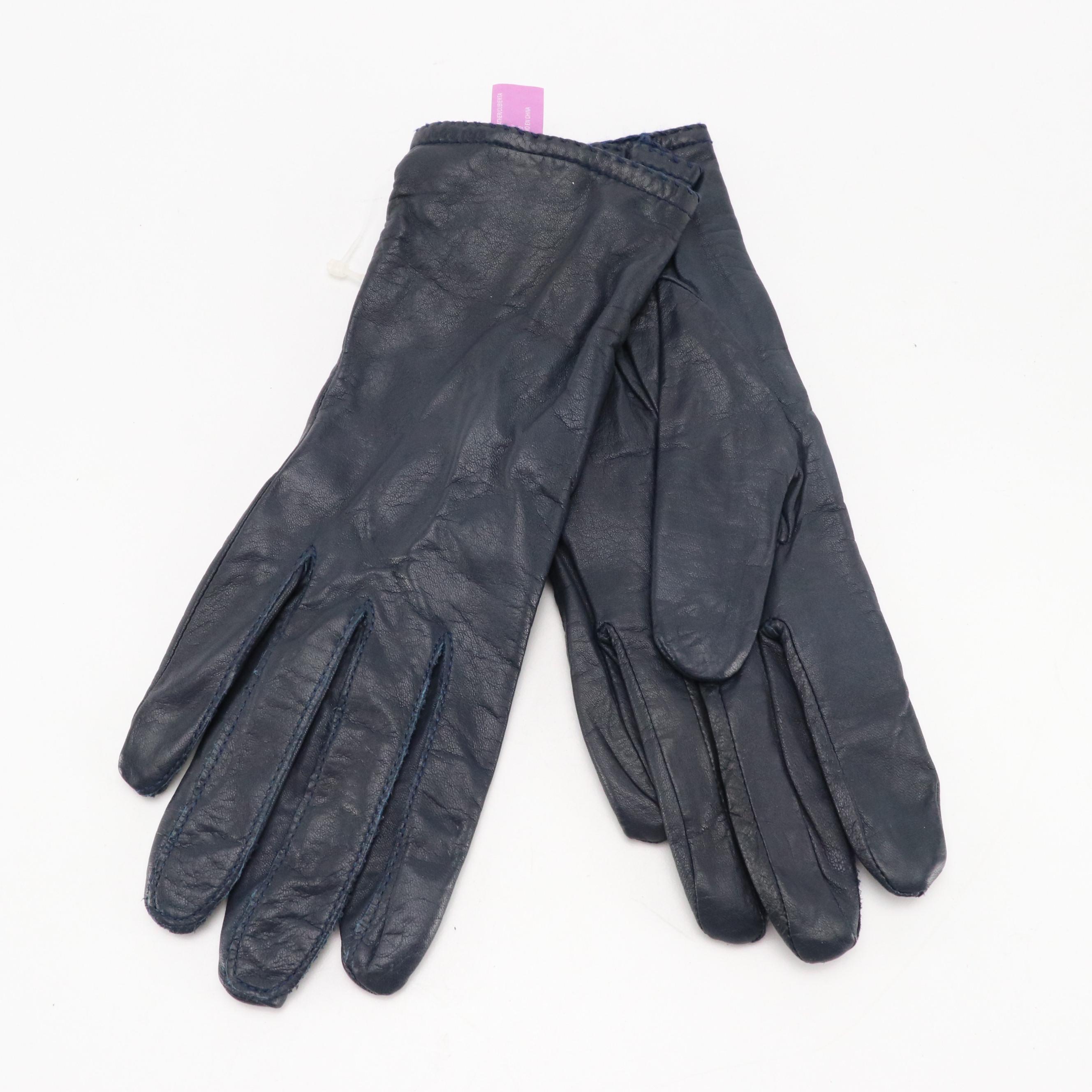 Aris Lambswool and Cashmere Lined, Isotoner and Other Leather Gloves