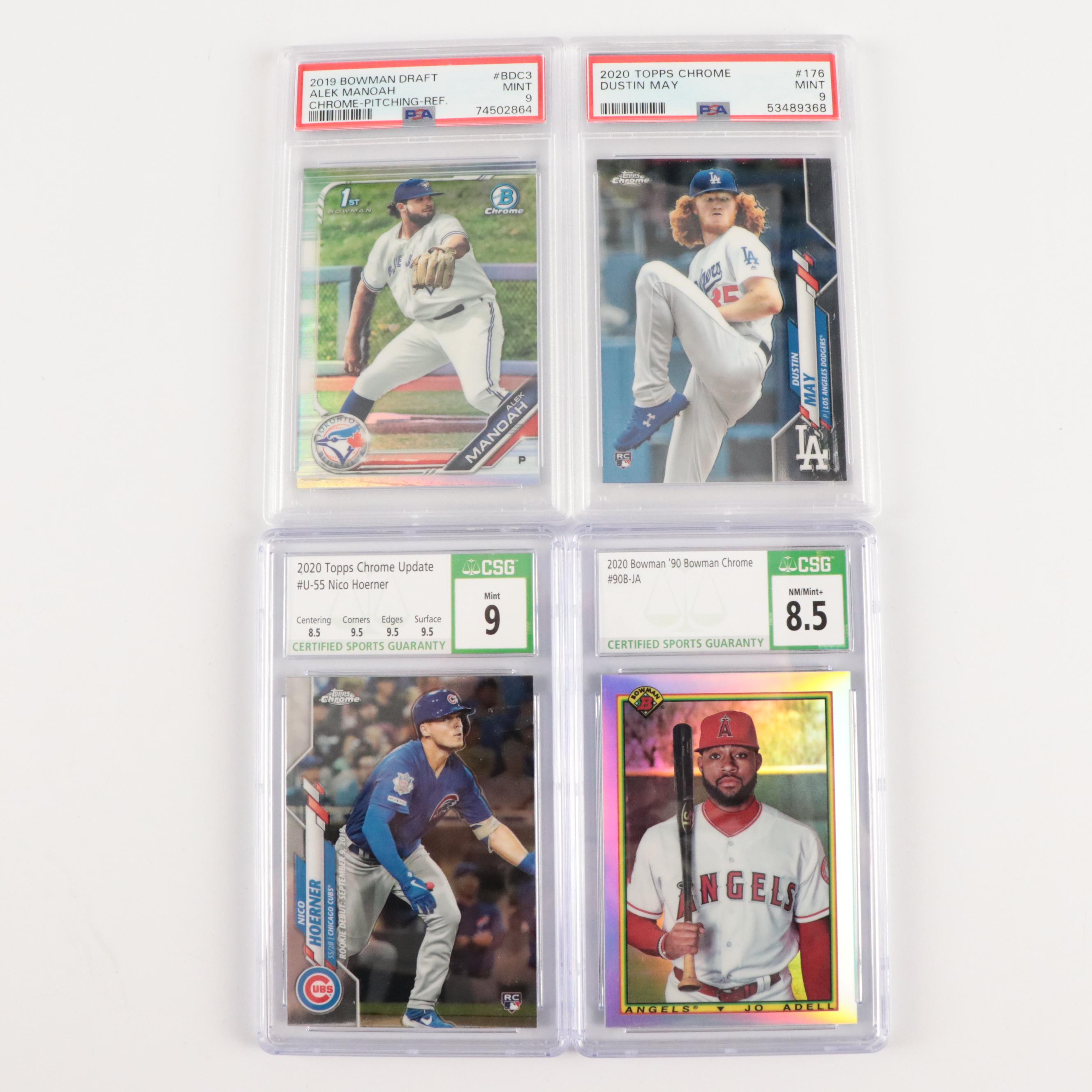 Gypsy Queen and Other Baseball Cards with Ohtani Rookie Year, Acuna Jr. Prospect
