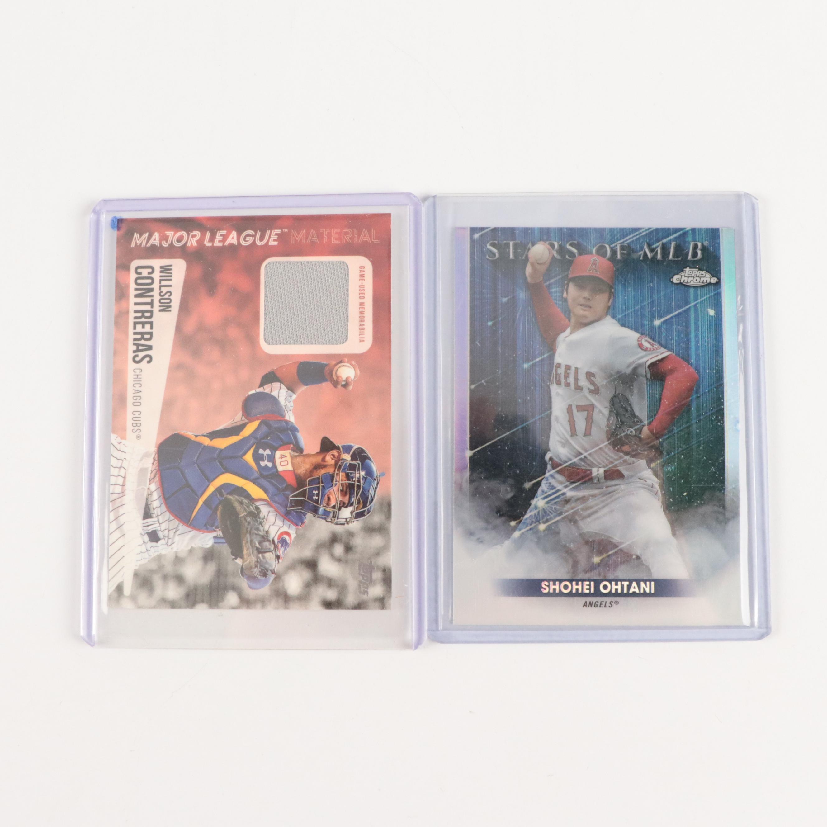 Gypsy Queen and Other Baseball Cards with Ohtani Rookie Year, Acuna Jr. Prospect