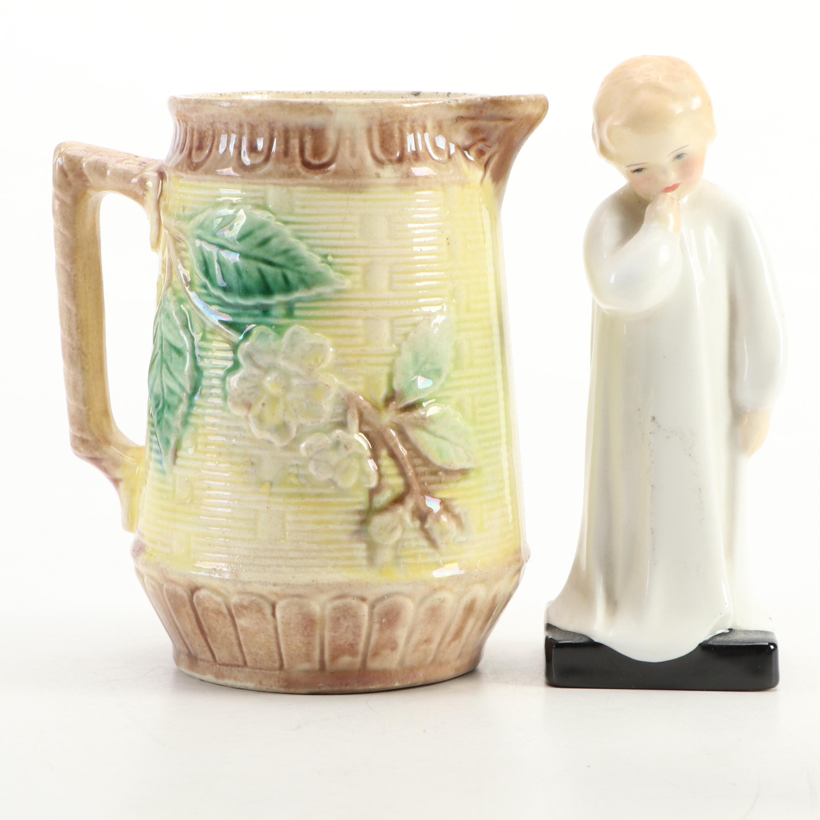 Royal Doulton "Darling" Figurine and Miniature Character Jugs and Other Pitcher