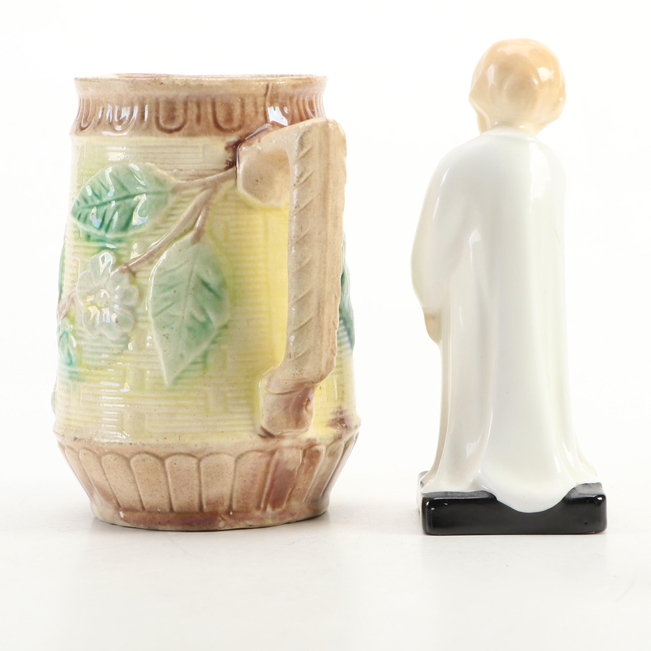 Royal Doulton "Darling" Figurine and Miniature Character Jugs and Other Pitcher