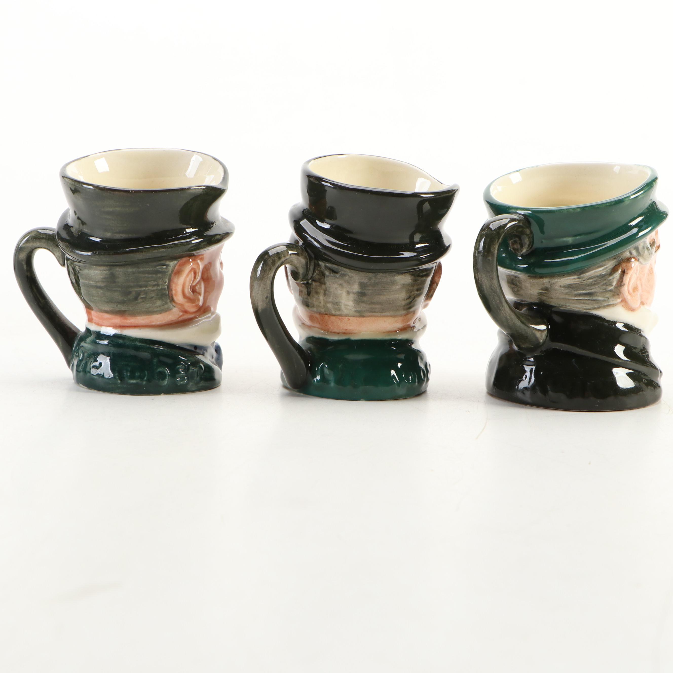 Royal Doulton "Darling" Figurine and Miniature Character Jugs and Other Pitcher