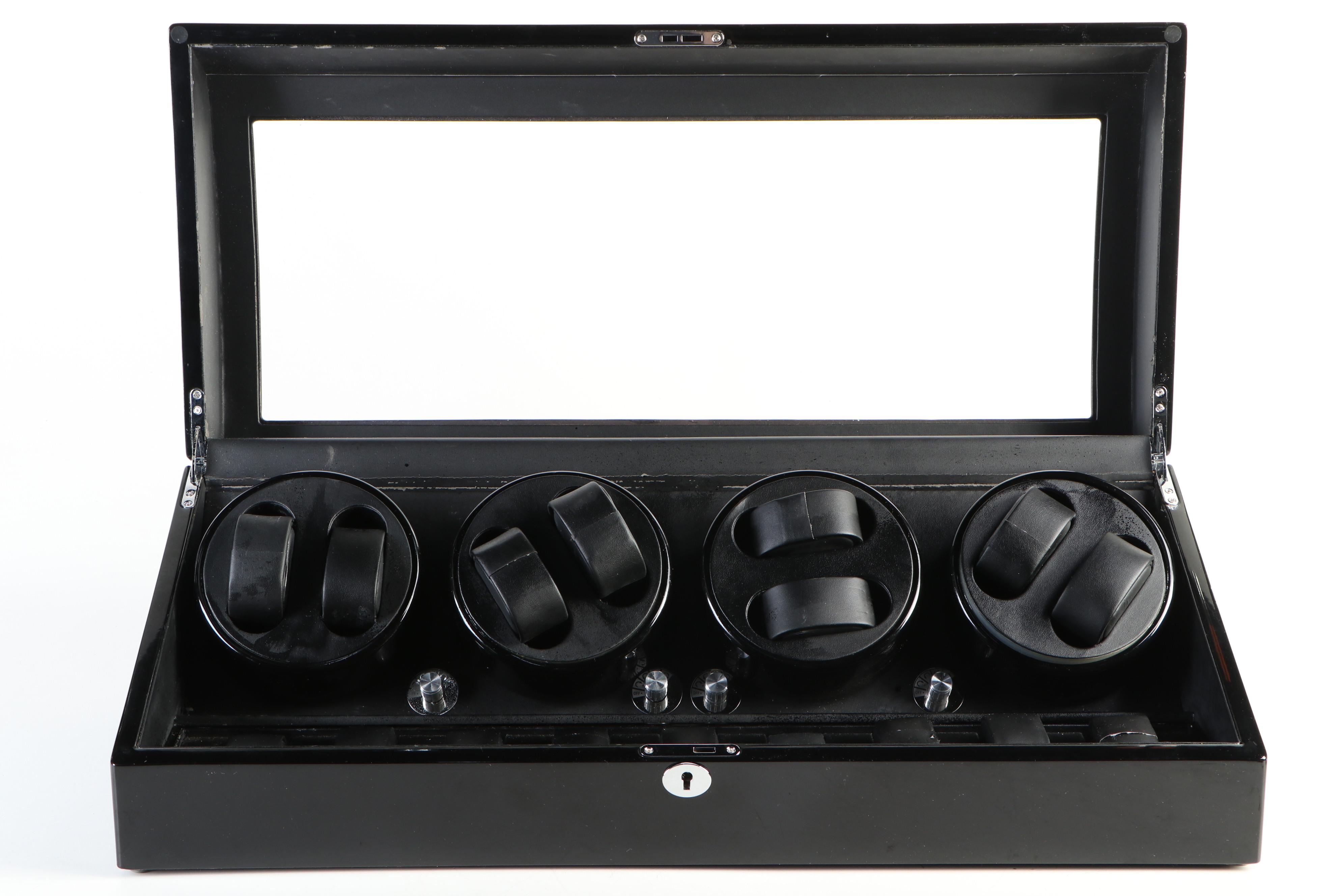 Rotations Eight-Slot Watch Winder and Storage Case