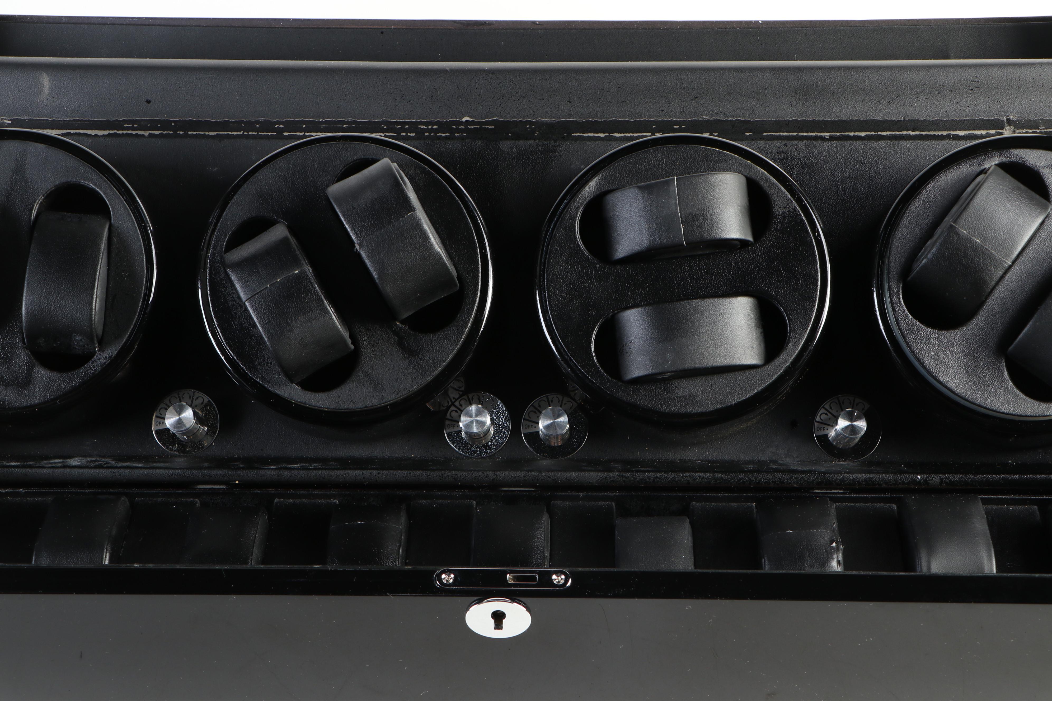 Rotations Eight-Slot Watch Winder and Storage Case