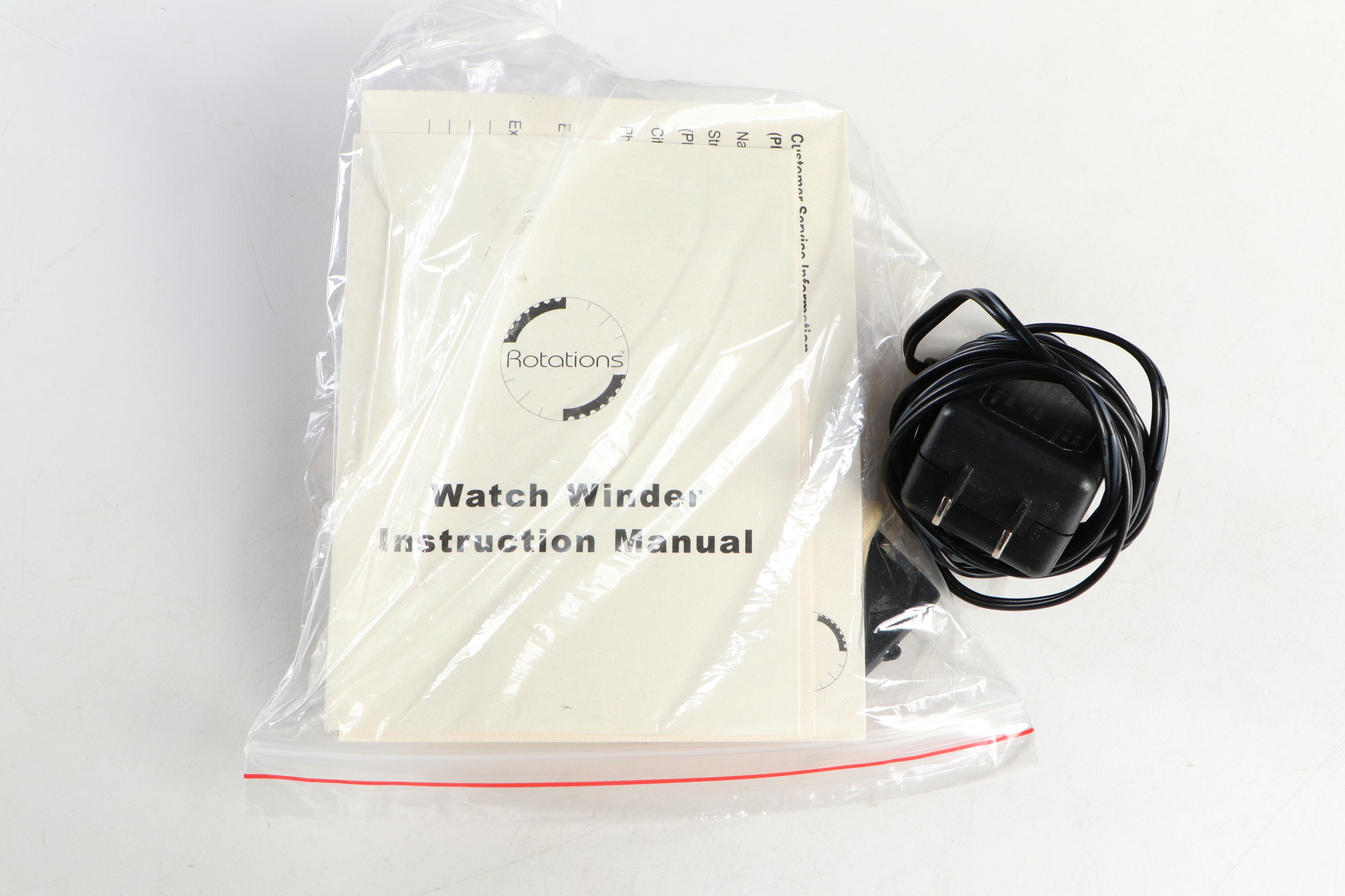 Rotations Eight-Slot Watch Winder and Storage Case