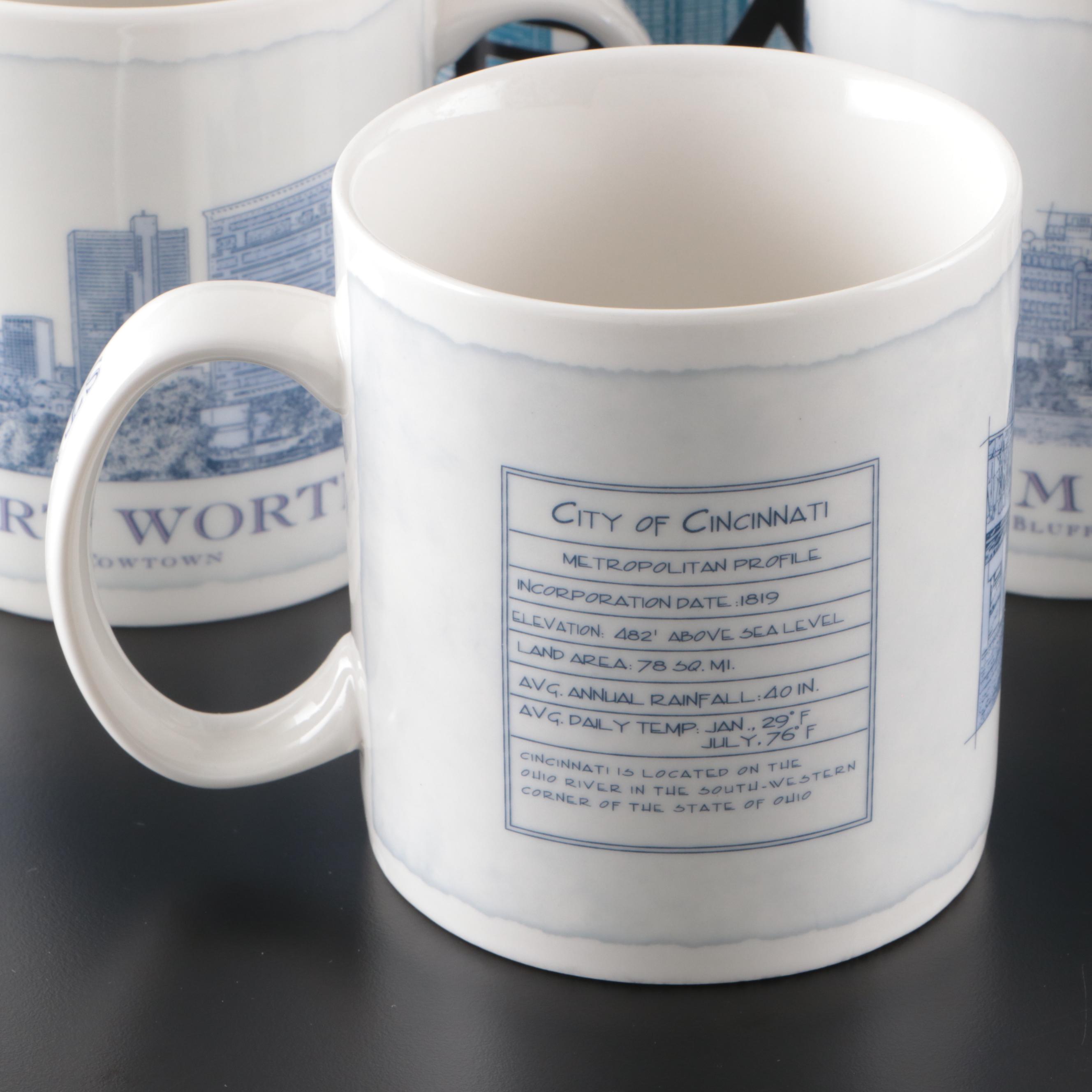 Starbucks "City Mug Collector Series" Ceramic Coffee Mugs with More