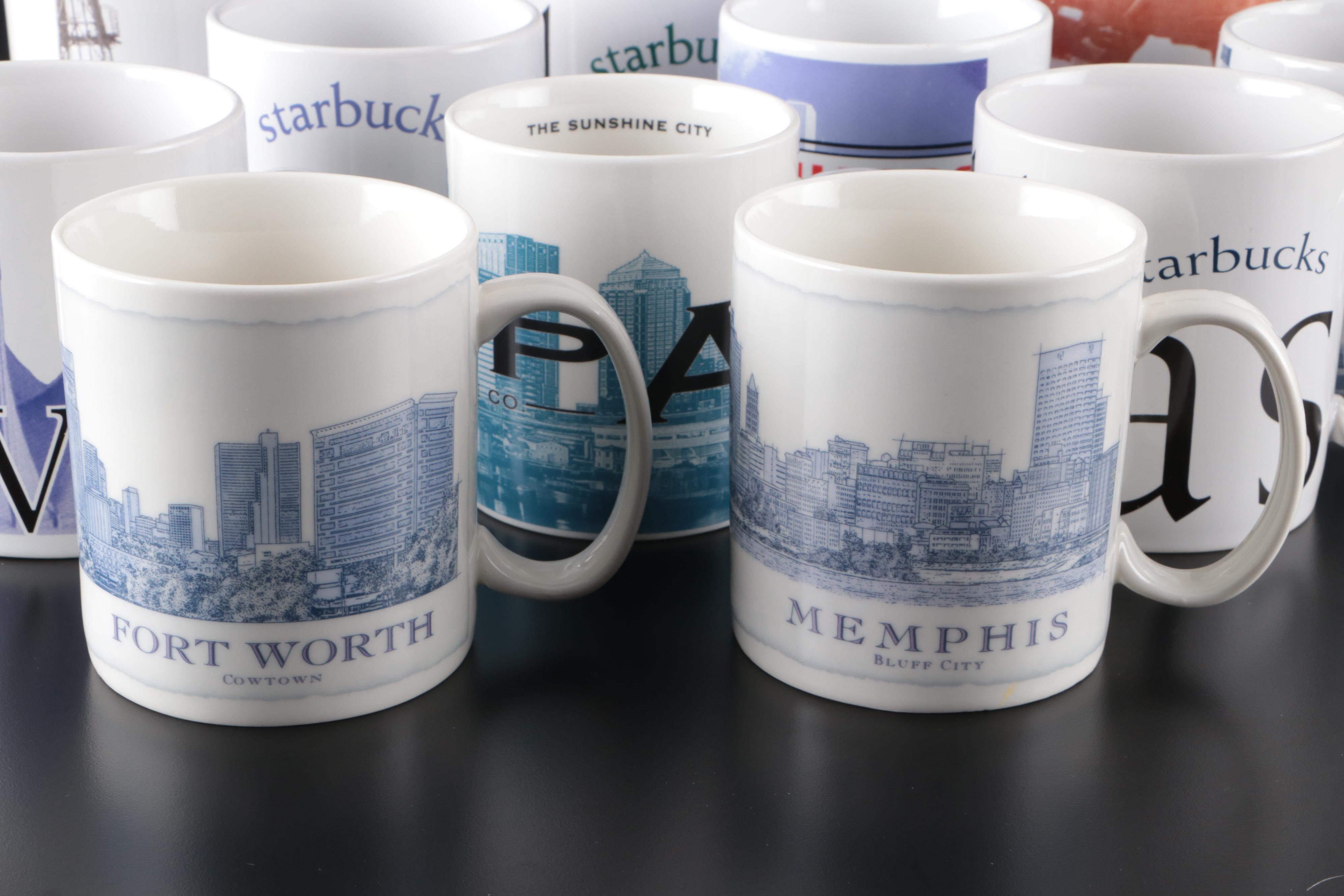 Starbucks "City Mug Collector Series" Ceramic Coffee Mugs with More