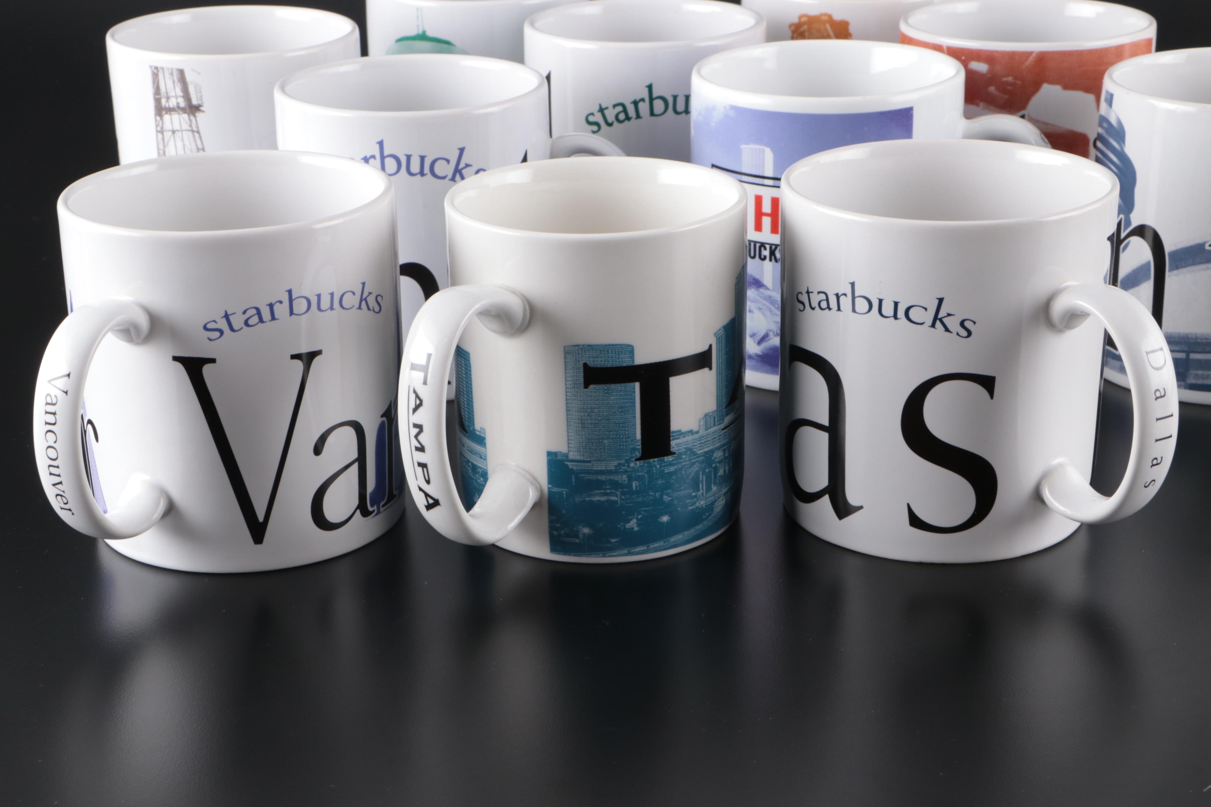 Starbucks "City Mug Collector Series" Ceramic Coffee Mugs with More