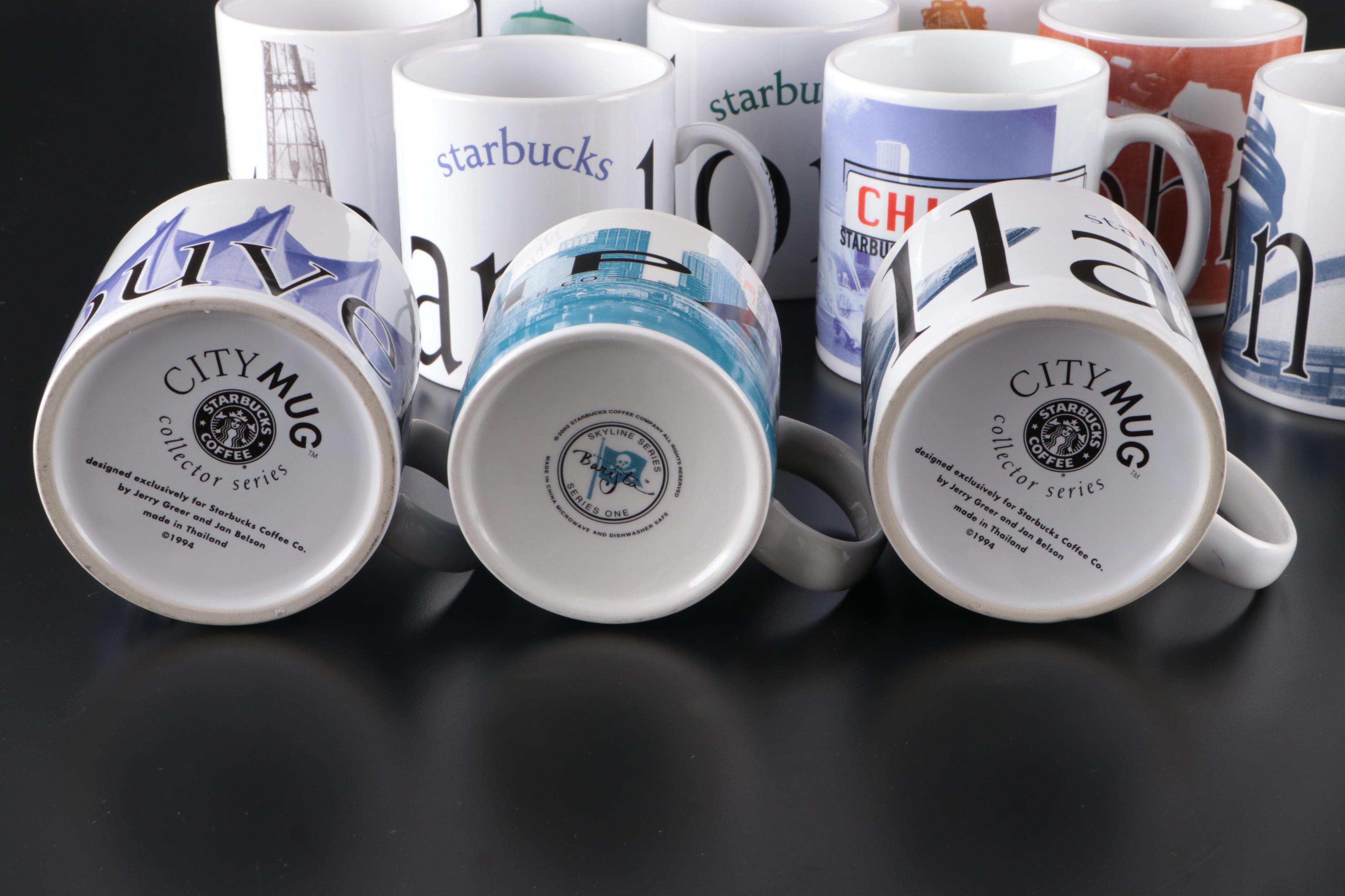 Starbucks "City Mug Collector Series" Ceramic Coffee Mugs with More