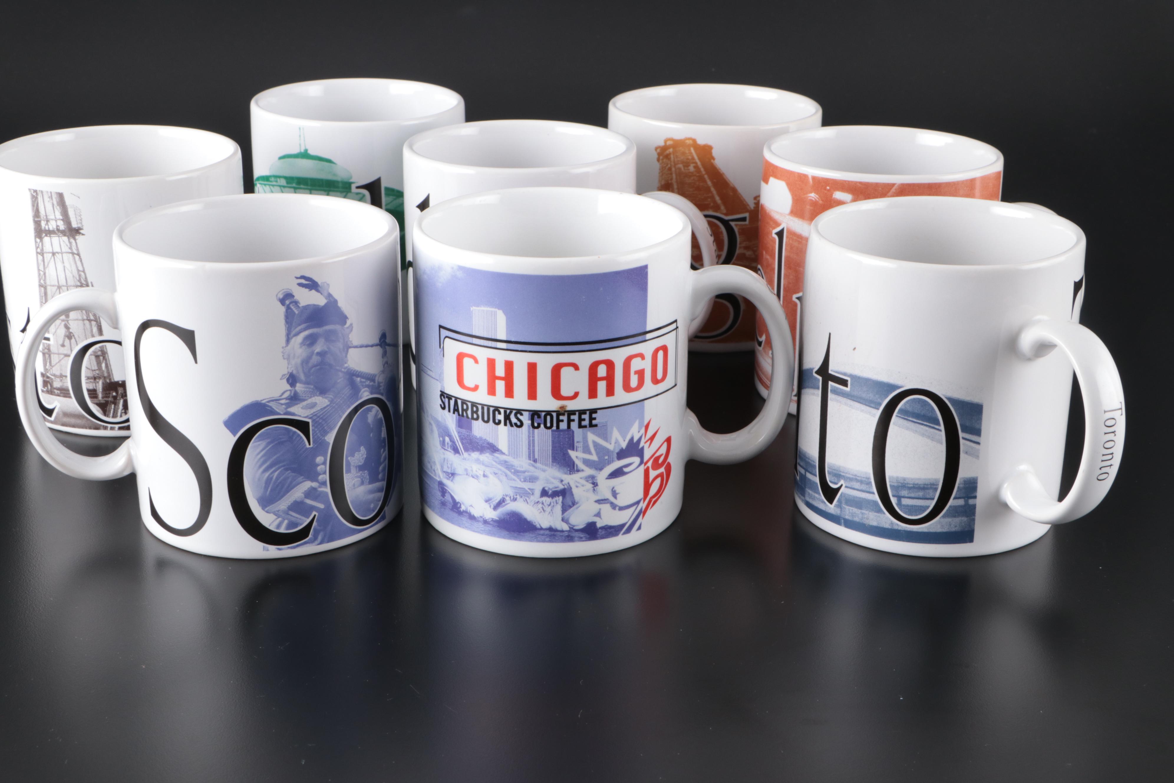 Starbucks "City Mug Collector Series" Ceramic Coffee Mugs with More