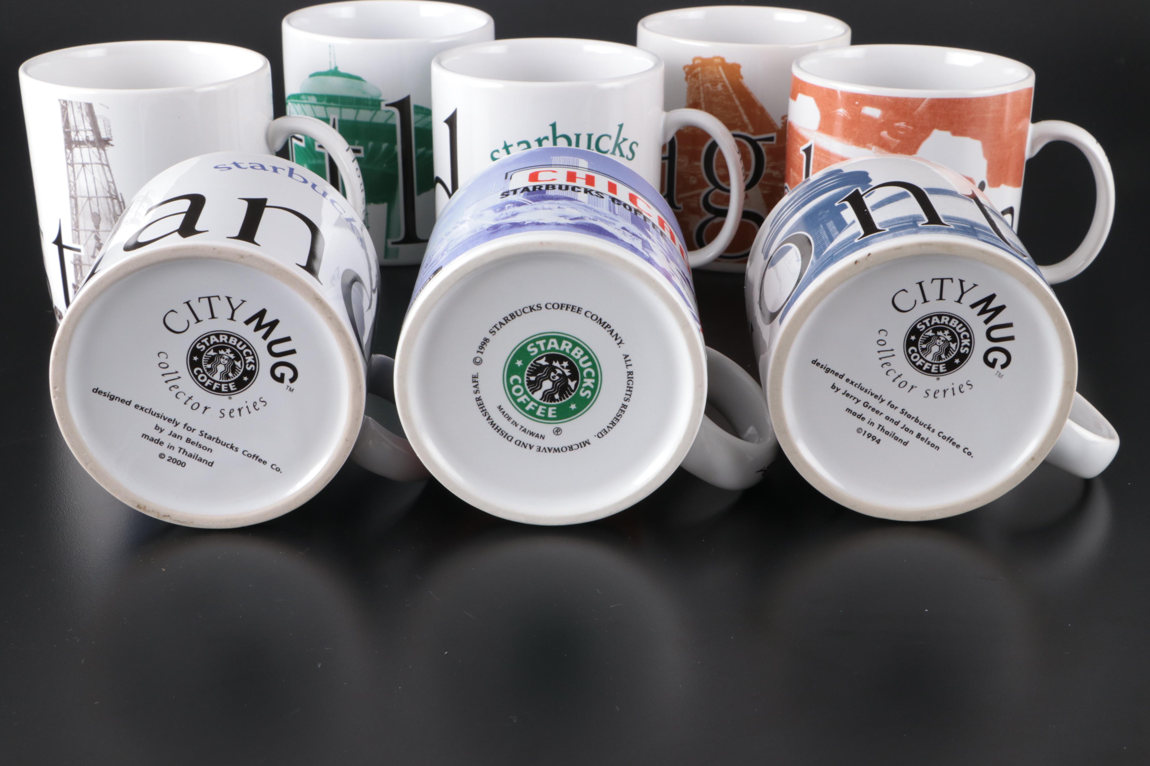 Starbucks "City Mug Collector Series" Ceramic Coffee Mugs with More