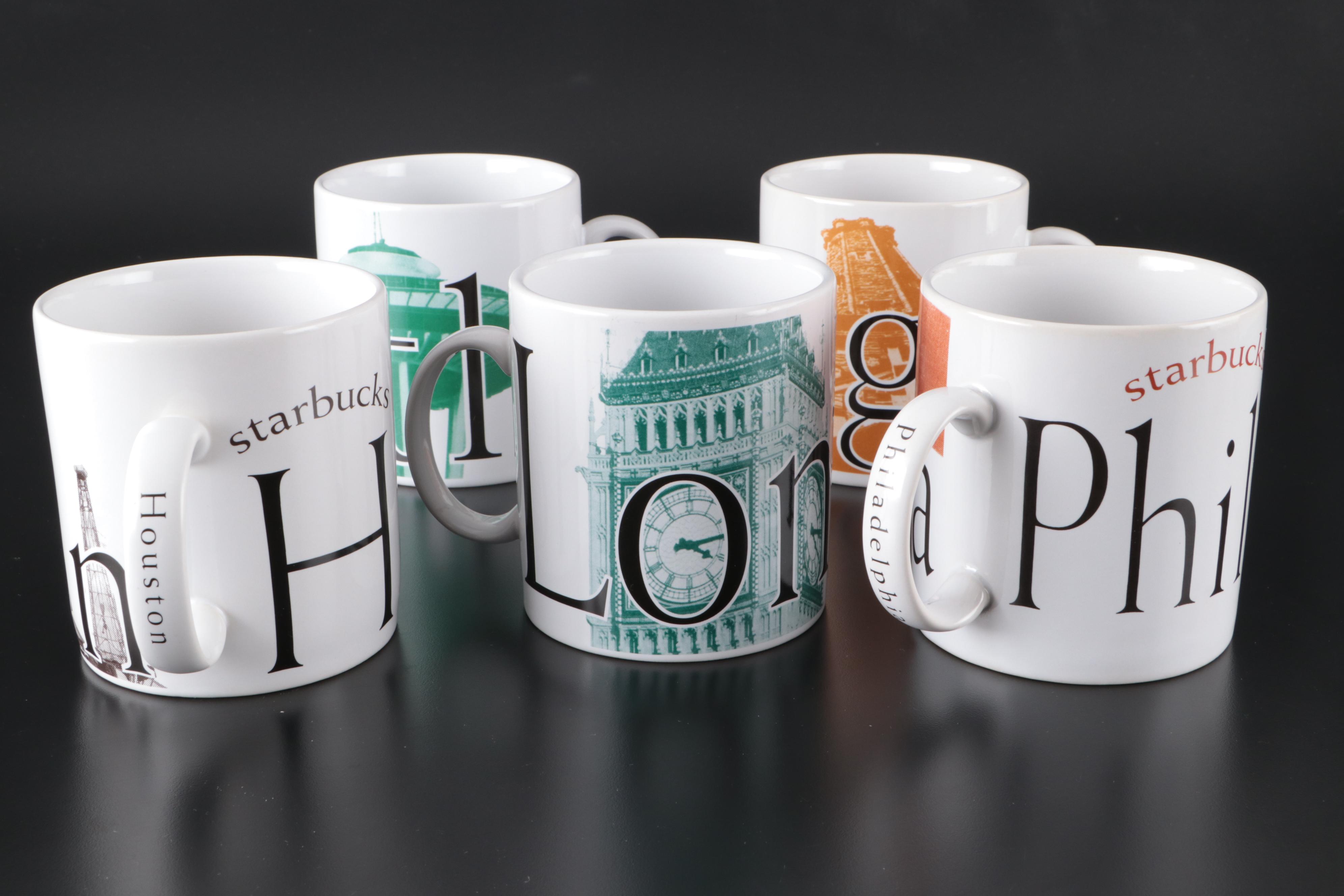 Starbucks "City Mug Collector Series" Ceramic Coffee Mugs with More