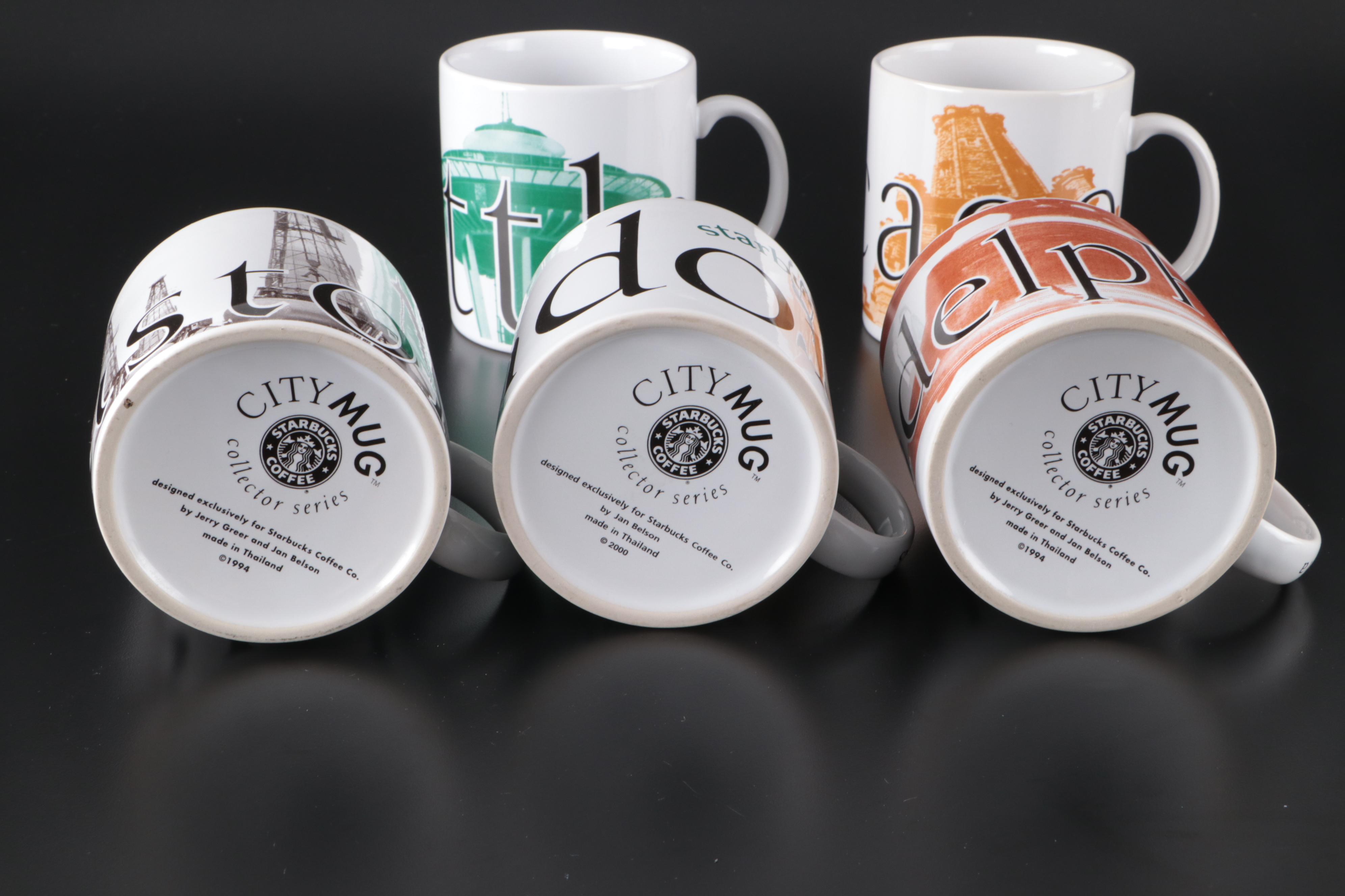 Starbucks "City Mug Collector Series" Ceramic Coffee Mugs with More